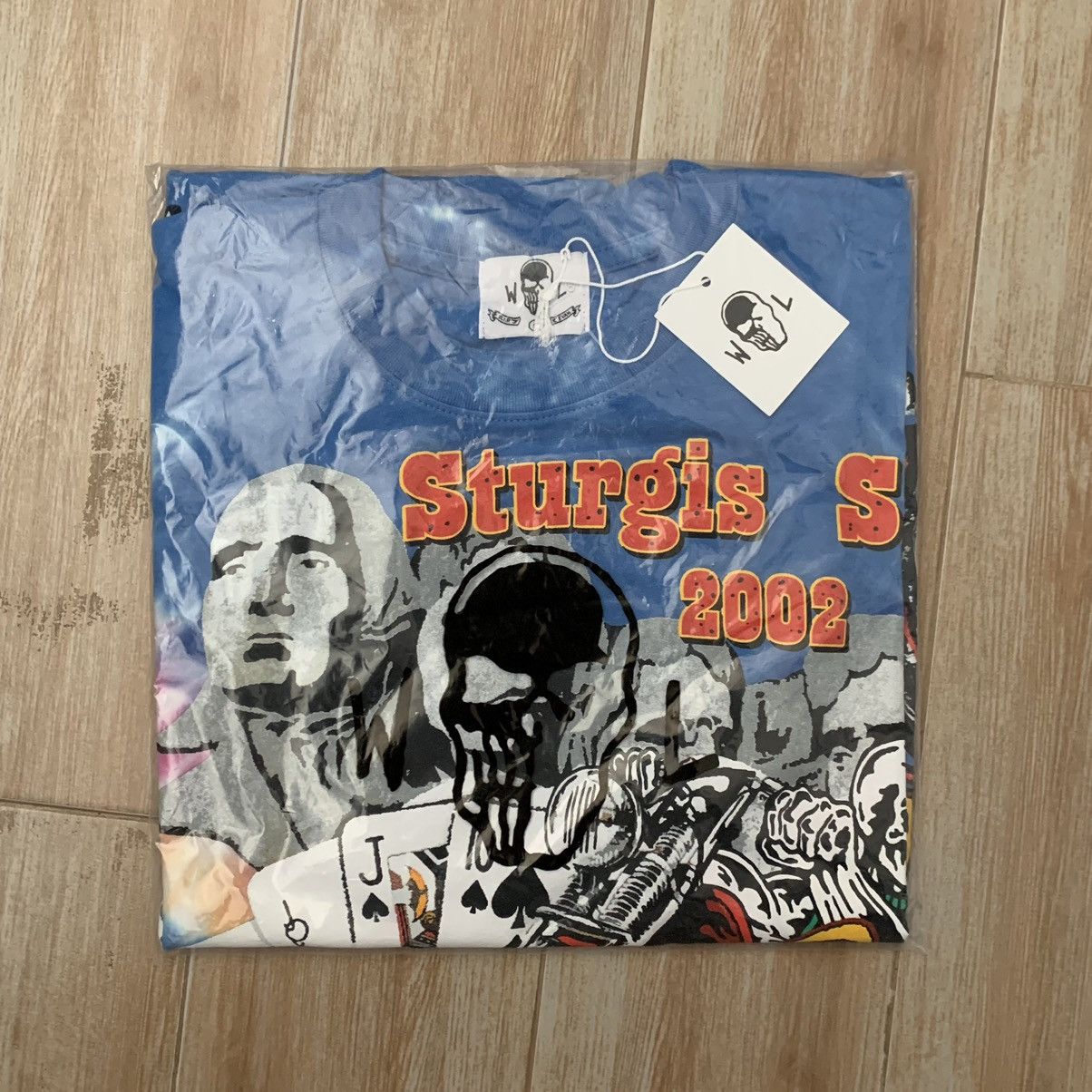 Warren Lotas 2024 WARREN LOTAS STURGIS ROYAL FLUSH TIE-DYE T-SHIRT (L) Size US L / EU 52-54 / 3 - 10 Thumbnail