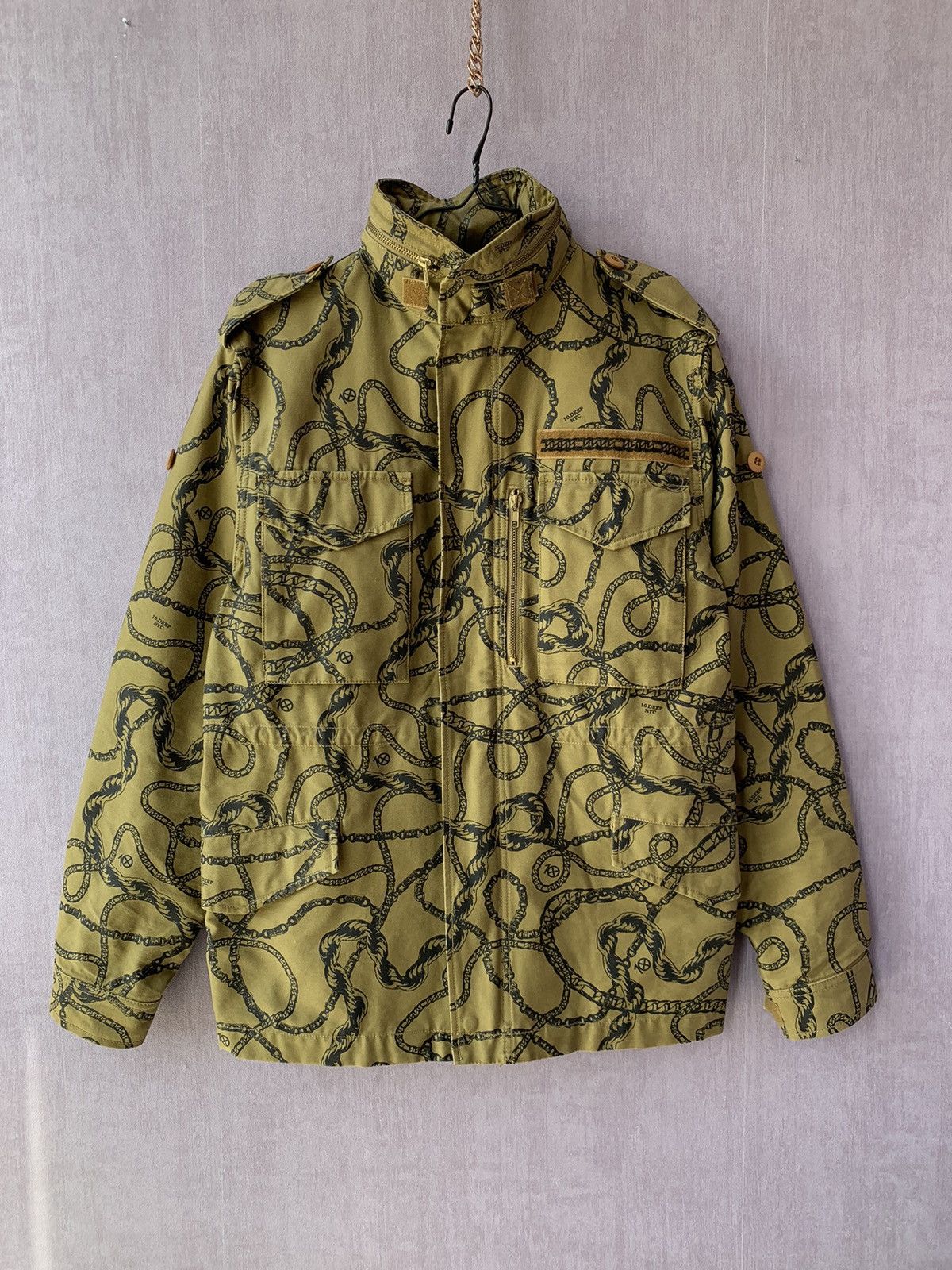 image of 10 Deep M65 Denim Jacket in Brown, Men's (Size Medium)