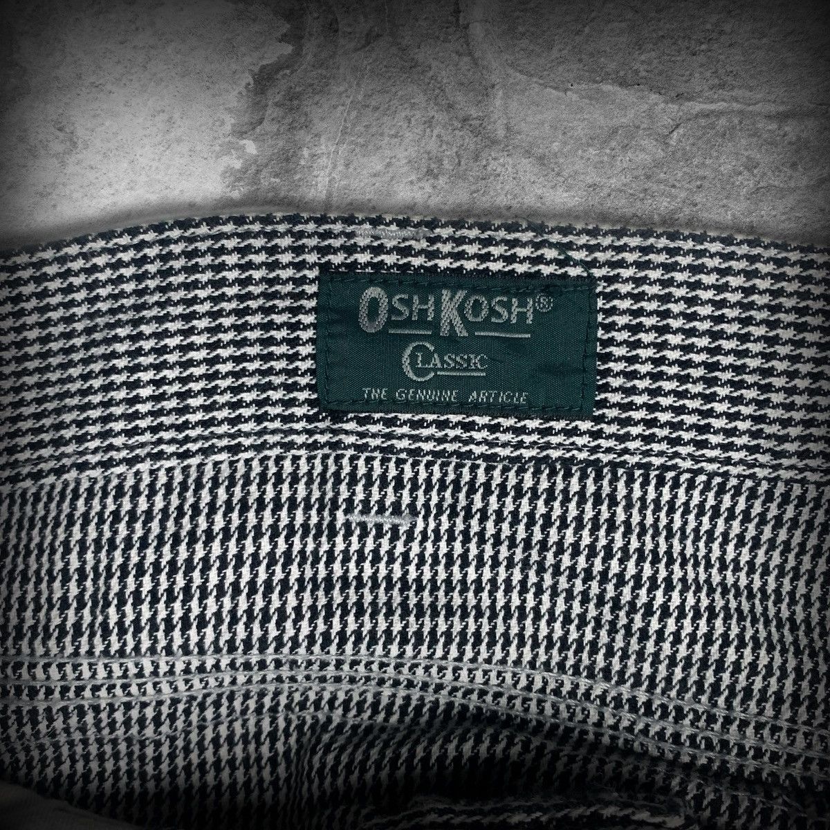 Oshkosh OshKosh Classic Houndstooth Workwear Carpenter Pants Size US 34 / EU 50 - 4 Thumbnail