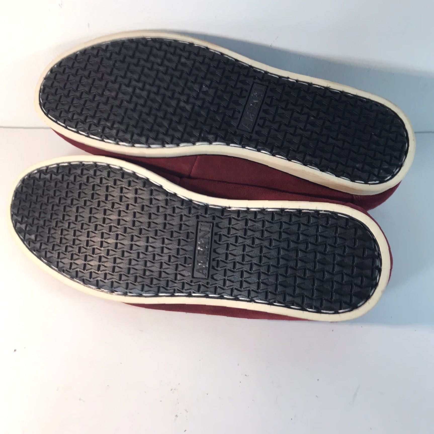 Alfani Alfani Sawyer Mens Red Suede Penny Loafers Size 9M Casual Slip-On Shoes Size US 9 / EU 42 - 7 Thumbnail