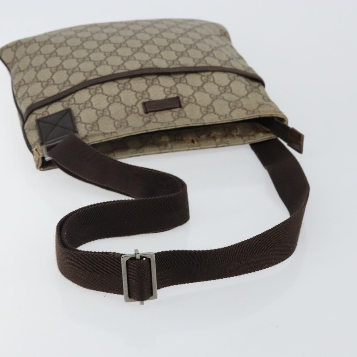 Gucci GUCCI GG Supreme Shoulder Bag Pvc Beige Silver Size ONE SIZE - 7 Thumbnail