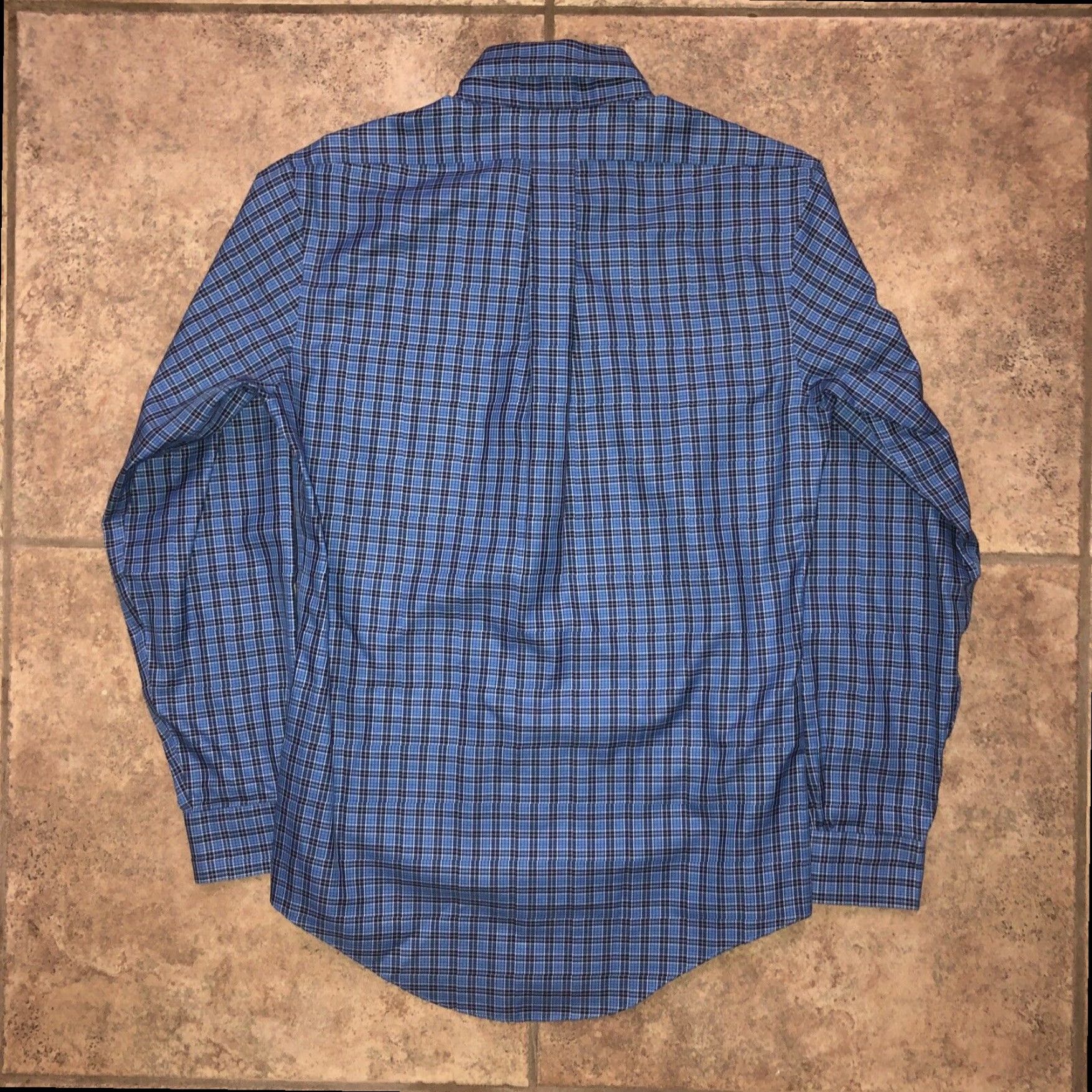 Brooks Brothers Brooks Brothers Non Iron Plaid Button Down Shirt Mens Small Blue Size US S / EU 44-46 / 1 - 4 Thumbnail