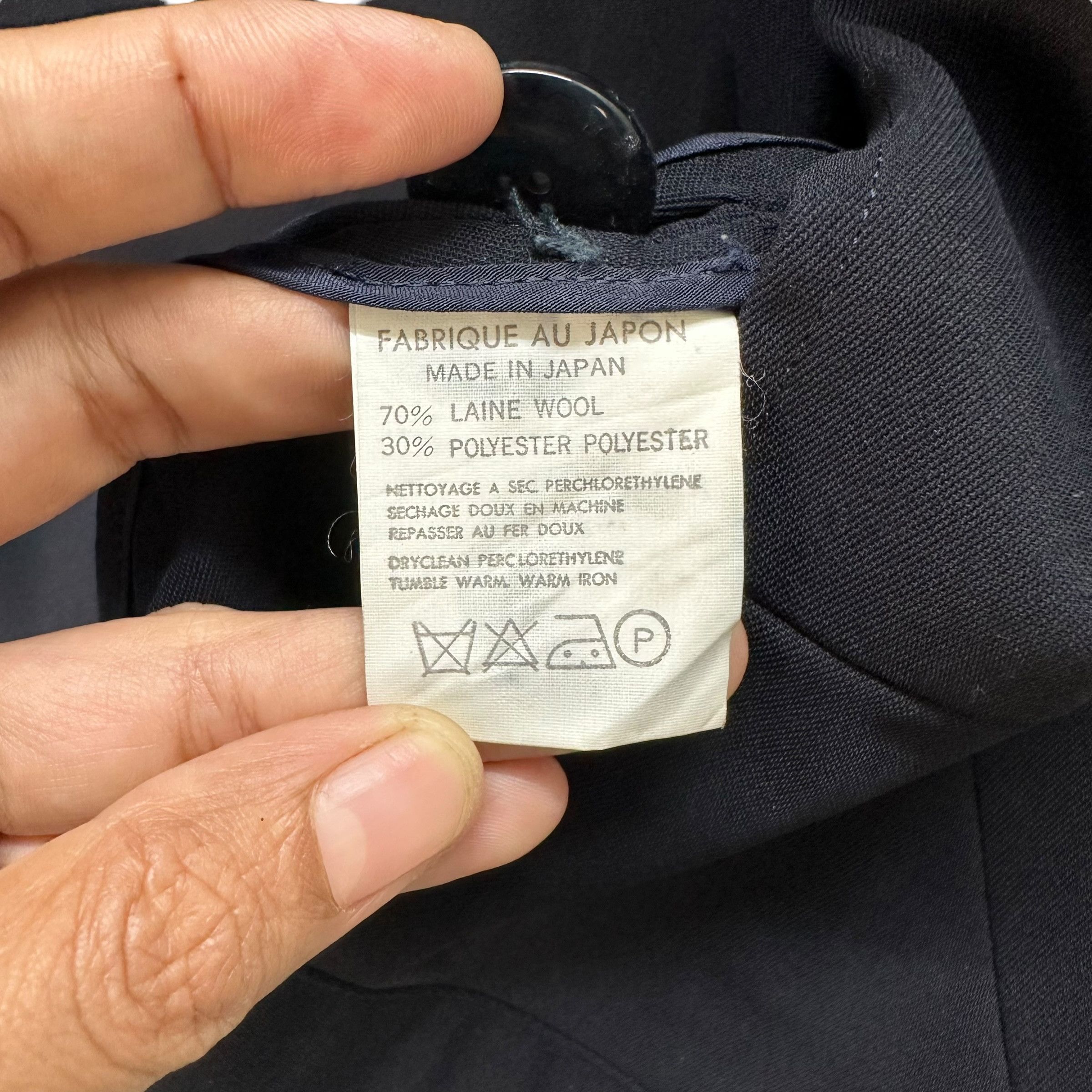 Yohji Yamamoto Vintage YOHJI YAMAMOTO Avant Garde Jacket #A75-1814 Size S / US 4 / IT 40 - 16 Thumbnail