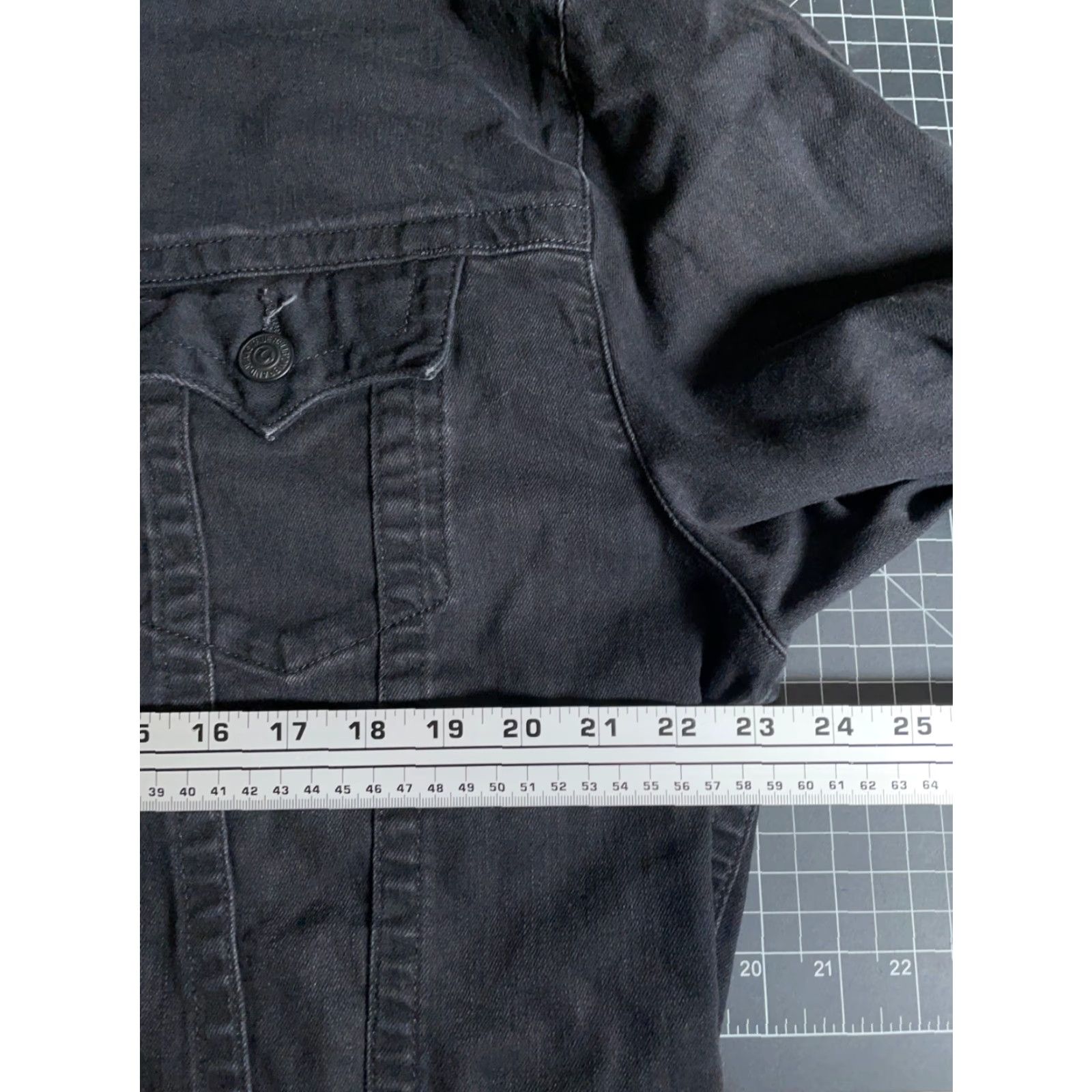True Religion VINTAGE True Religion Danny Slim Fit Denim Trucker Jacket Men's 3XL (Fits XL) Black Size US XL / EU 56 / 4 - 5 Thumbnail