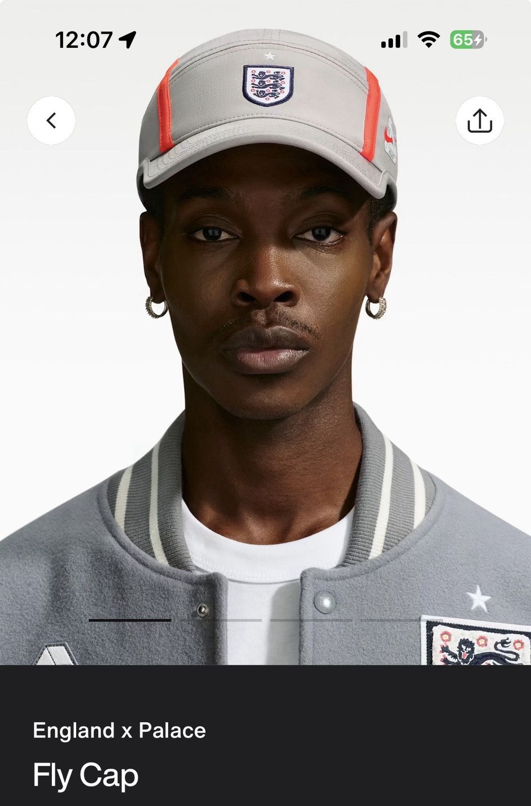 England x Palace x Nike Fly Cap Sz L/XL new