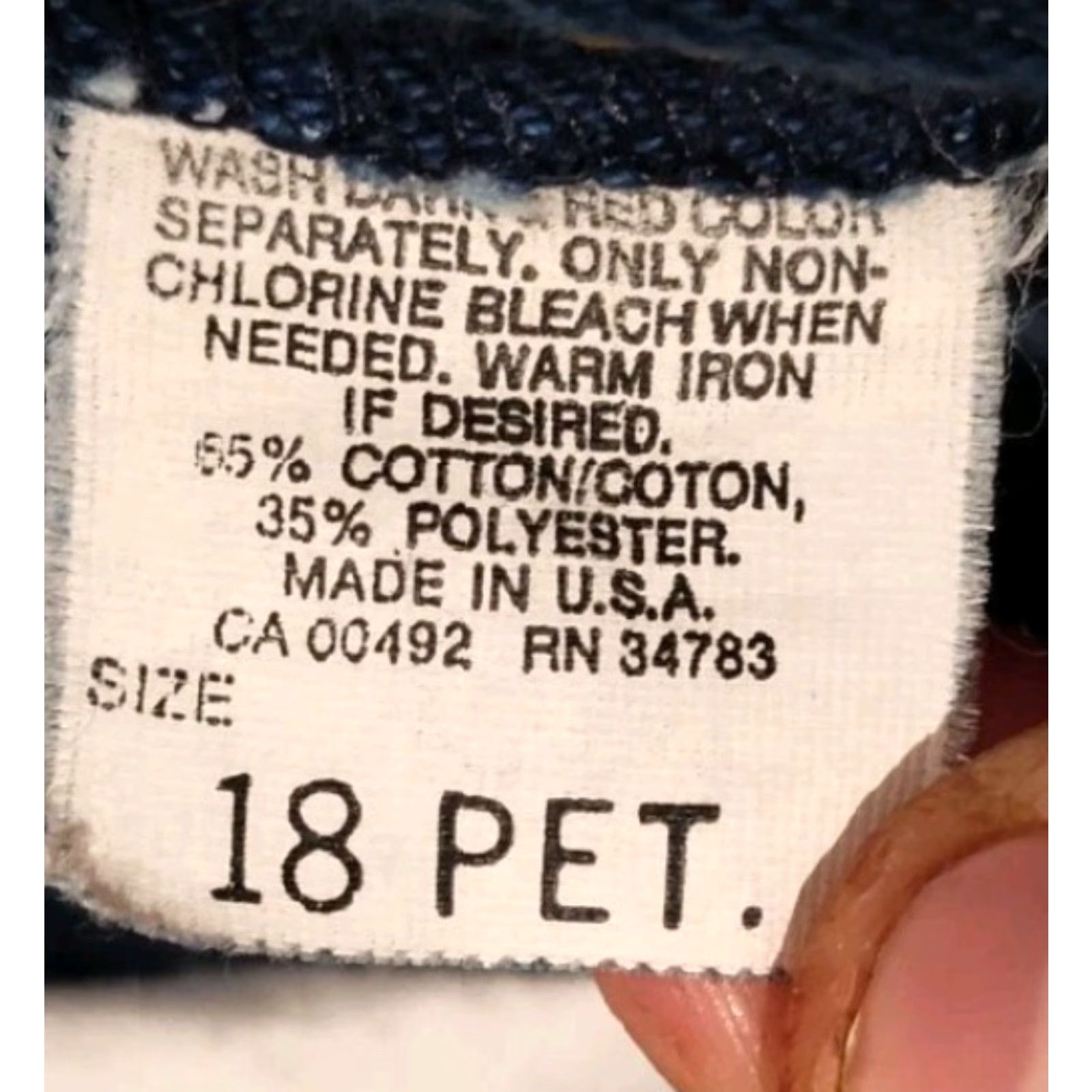 Vintage Vtg Lee Riders High Waisted Straight Leg Jeans Women's 18 Pet USA Union Made EUC Size 40" / US 18 - 7 Thumbnail
