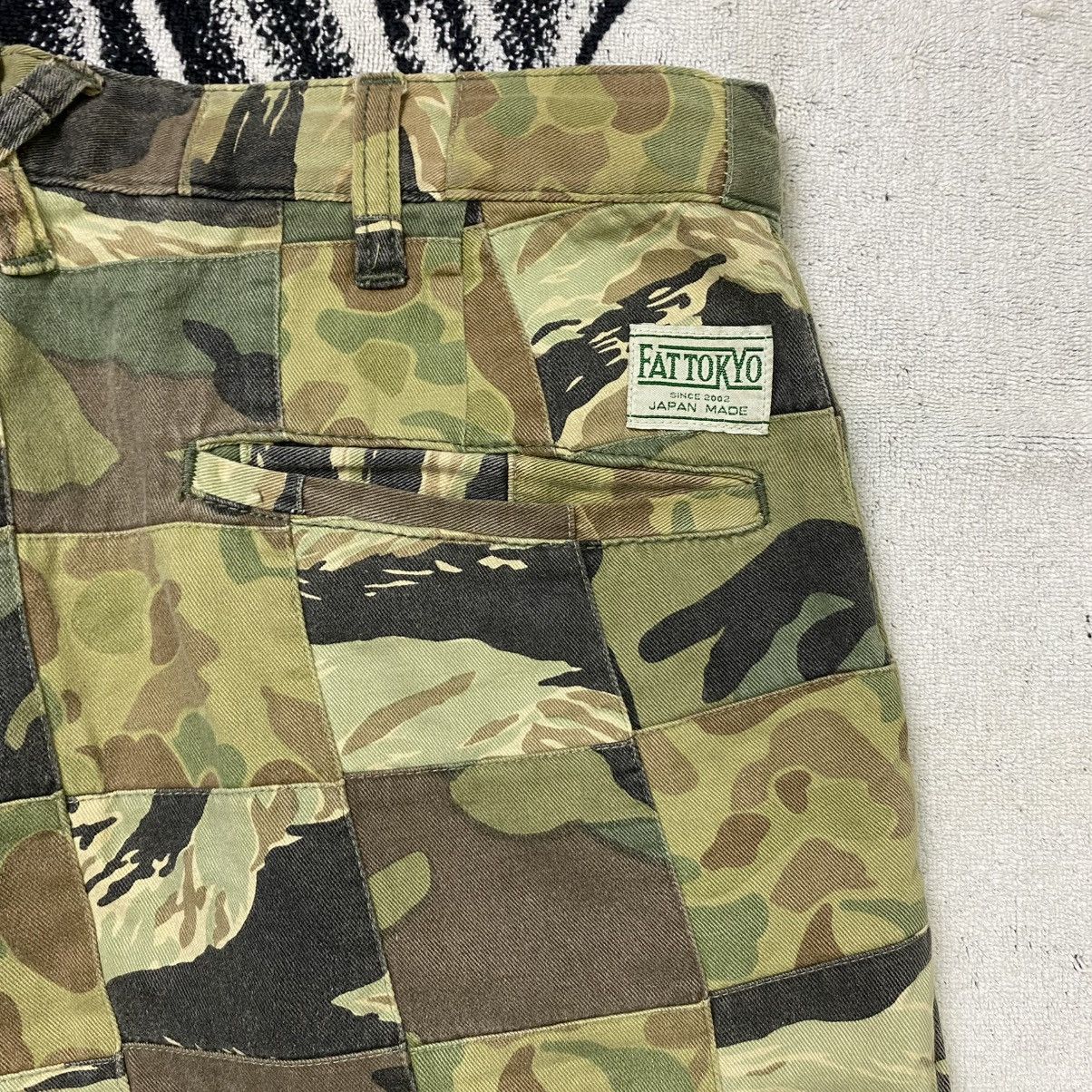 Fat Tokyo × Japanese Brand Fat tokyo patchwork shorts Size US 32 / EU 48 - 6 Thumbnail