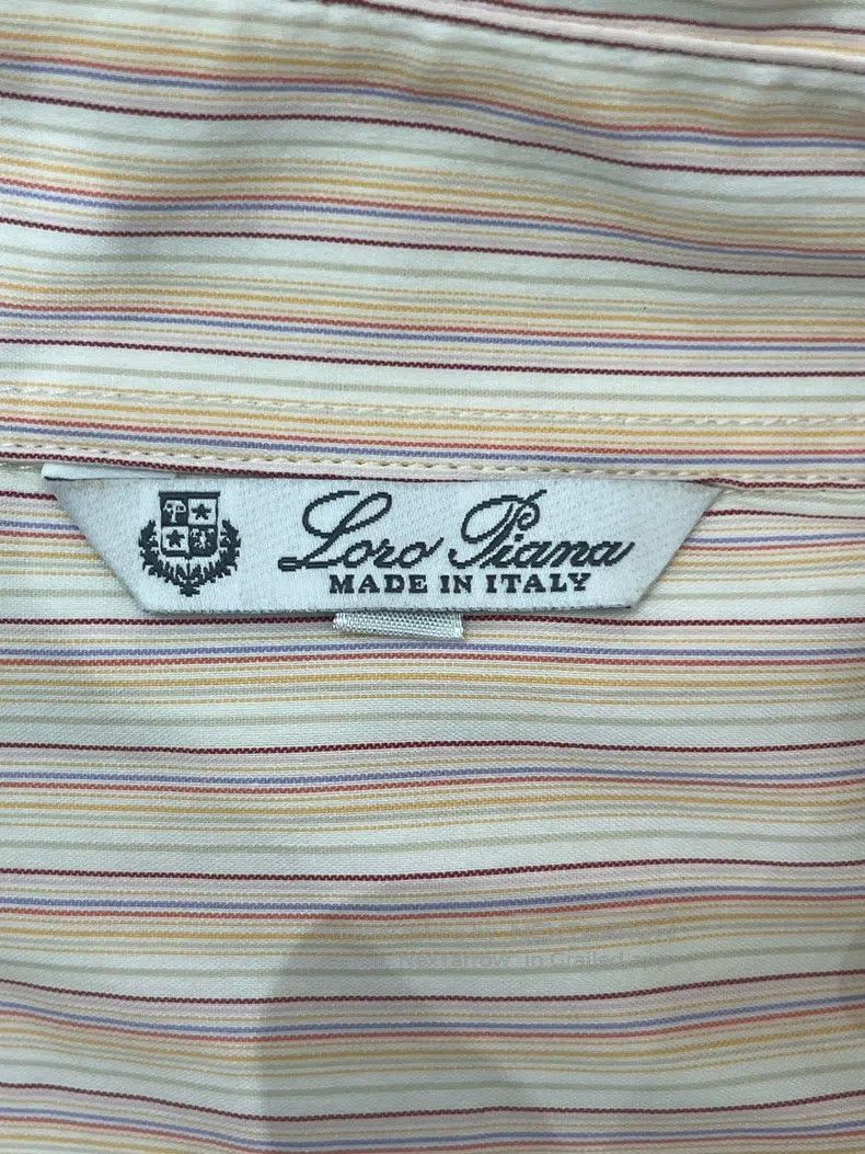 Loro Piana Loro Piana Light Pink Vertical Striped Shirt Size S / US 4 / IT 40 - 5 Thumbnail