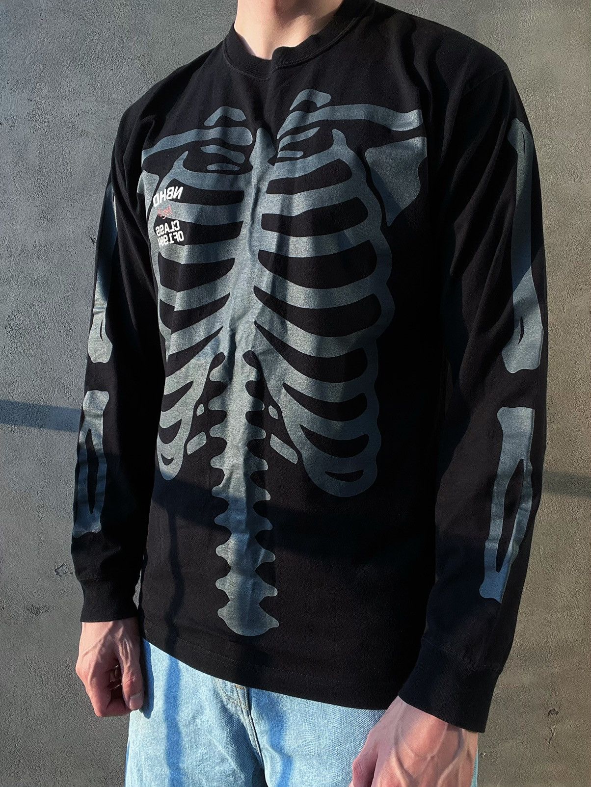 Neighborhood Neighborhood Long Sleeve Bones Tee L Size US L / EU 52-54 / 3 - 1 Thumbnail