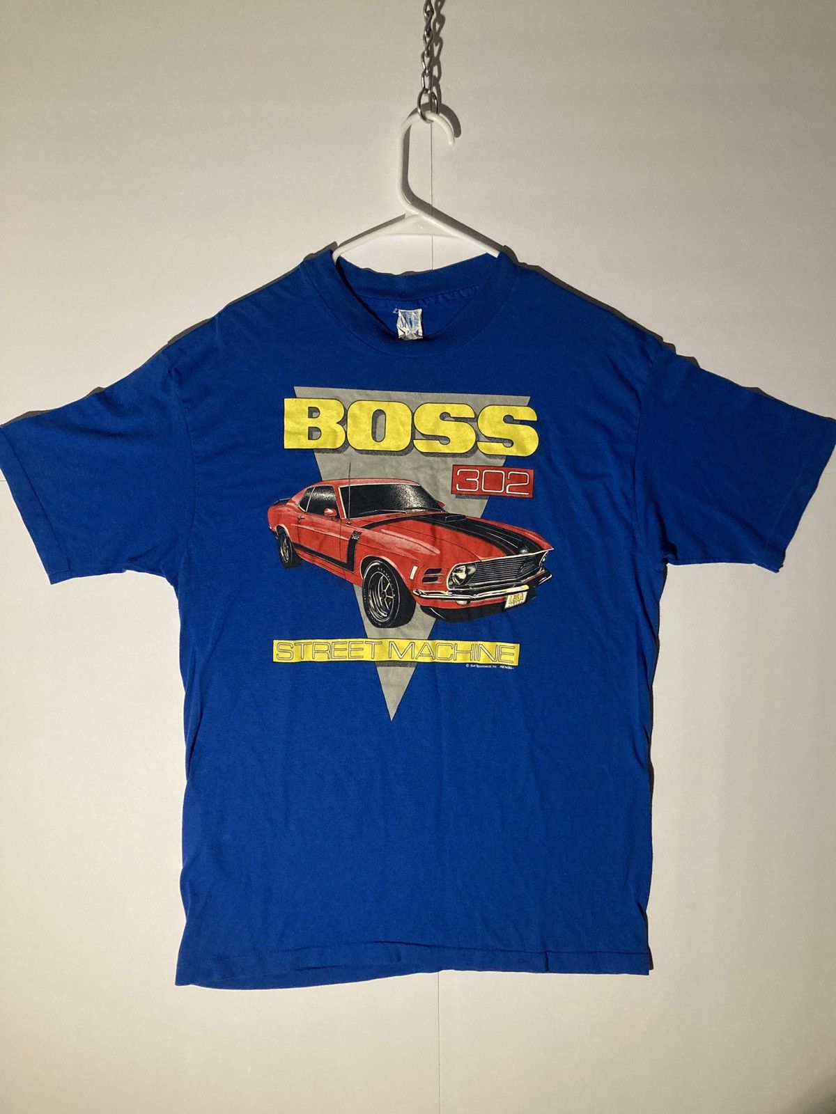 Ford × Vintage Vintage Ford Mustang Boss 302 Street Machine Graphic Tee Size US XL / EU 56 / 4 - 1 Thumbnail