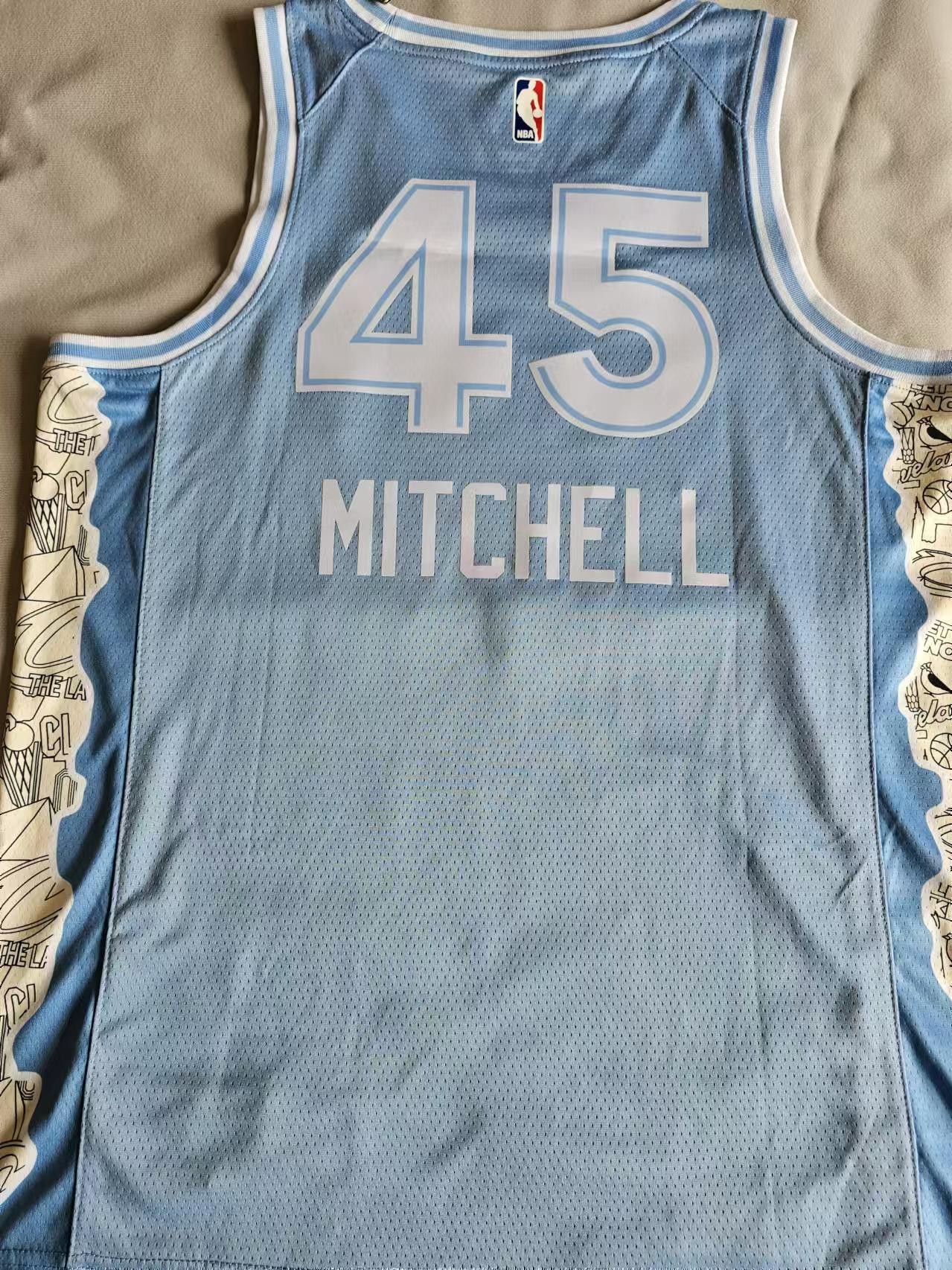 NBA Donovan Mitchell Jersey 45 Cavaliers City Edition Jersey XL Size US XL / EU 56 / 4 - 2 Thumbnail