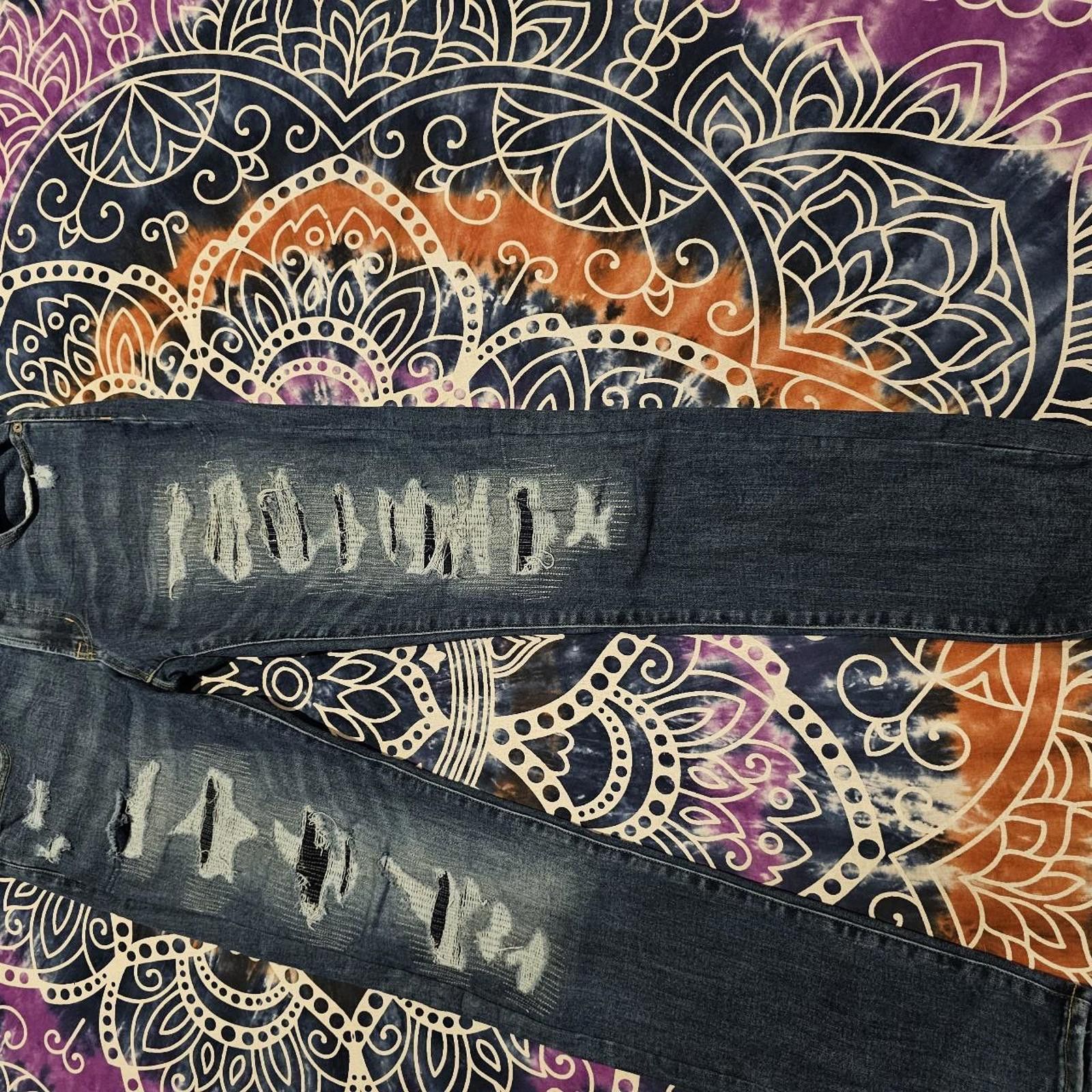 American Eagle Outfitters American Eagle Outfitters Men's Blue Jeans Size US 32 / EU 48 - 3 Thumbnail