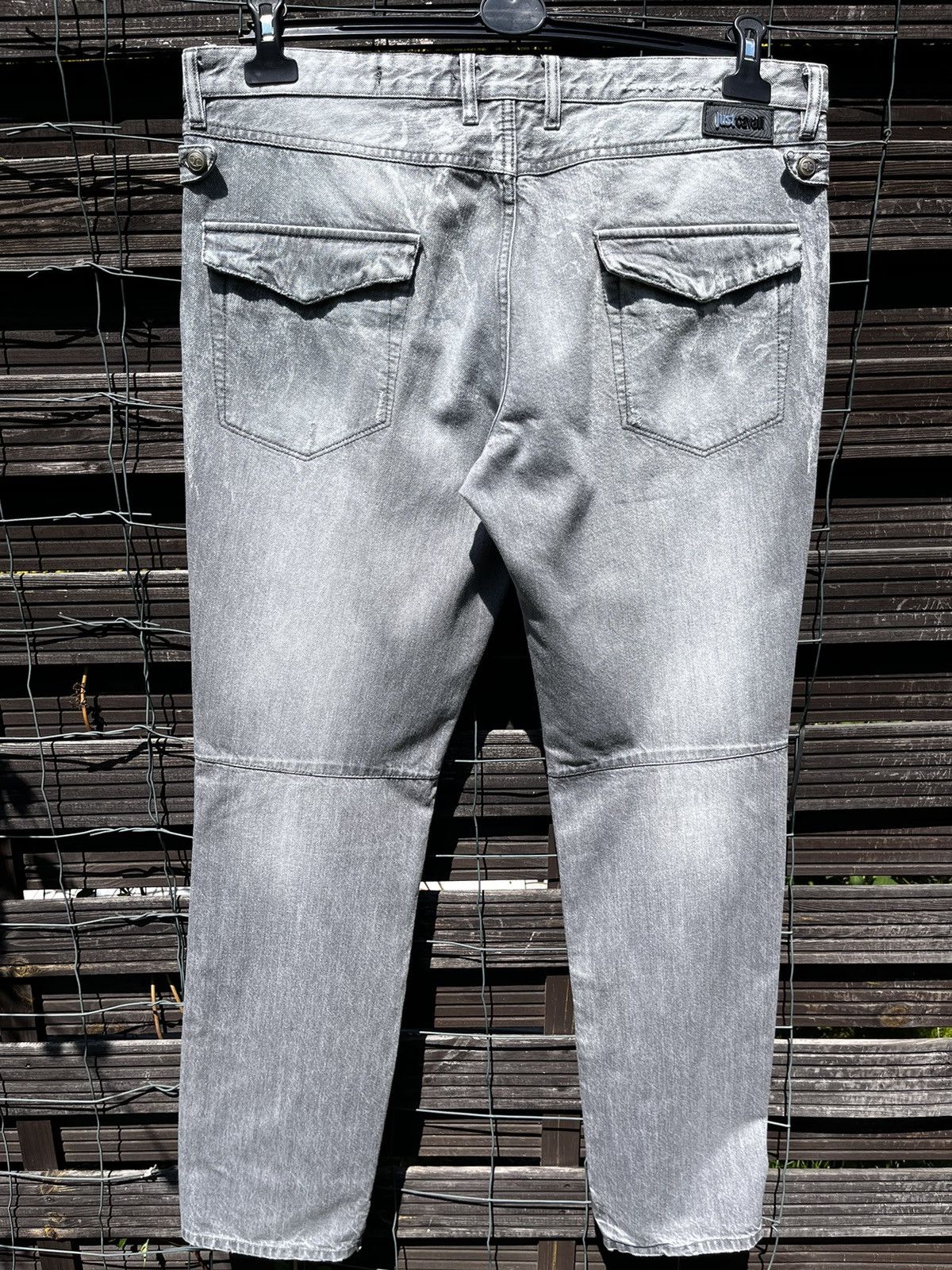 Just Cavalli × Roberto Cavalli 👖JUST CAVALLI LUXURY JEANS Y2K LOGO STREETWEAR ITALIAN DENIM Size US 36 / EU 52 - 20 Thumbnail
