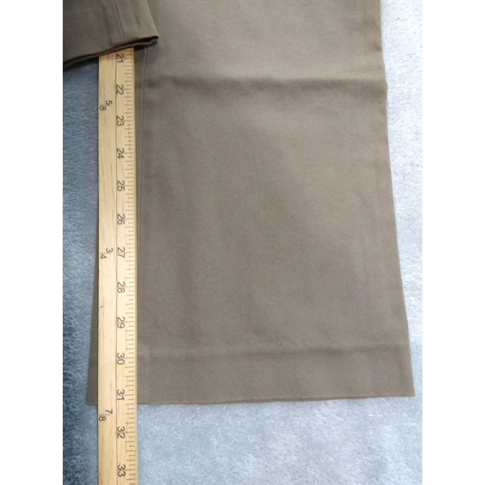 Ralph Lauren Ralph Lauren Pants Womens 12 Brown Chino Straight Leg High Rise Lot of 2 Pants Regular Brown 12/30 City Preppy Mens Womens Boys Girls Size 34" / US 12 / IT 48 - 5 Thumbnail
