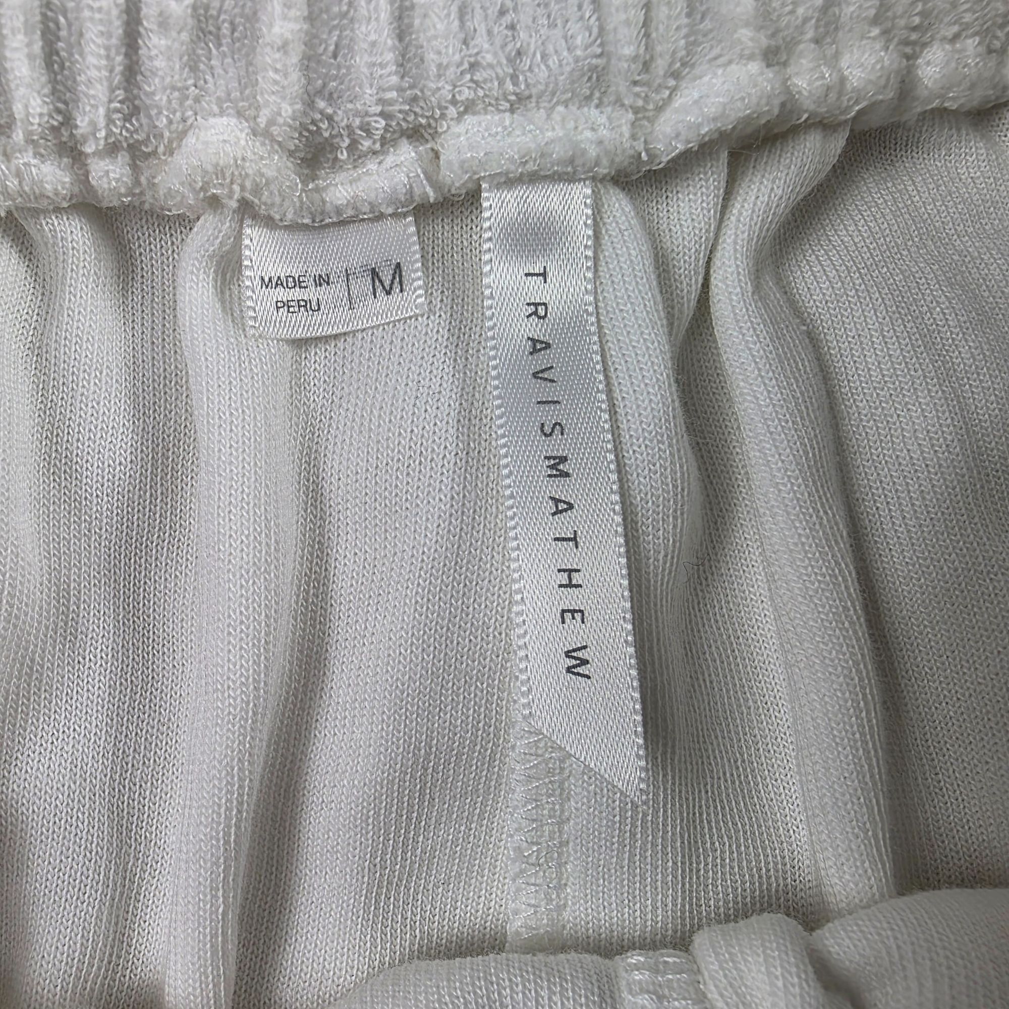 TravisMathew Travis Mathew Back In The Sun Baby Womens Medium White Terry Size 32" / US 10 / IT 46 - 4 Thumbnail