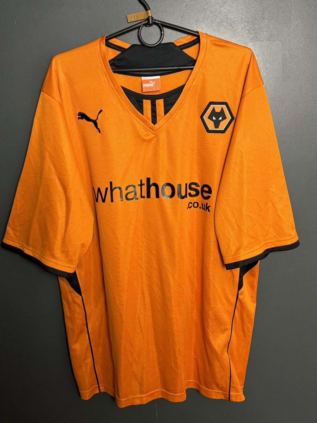 Puma Wolverhampton Wanderers 13/14 Home Football Jersey Size US XL / EU 56 / 4 - 1 Thumbnail