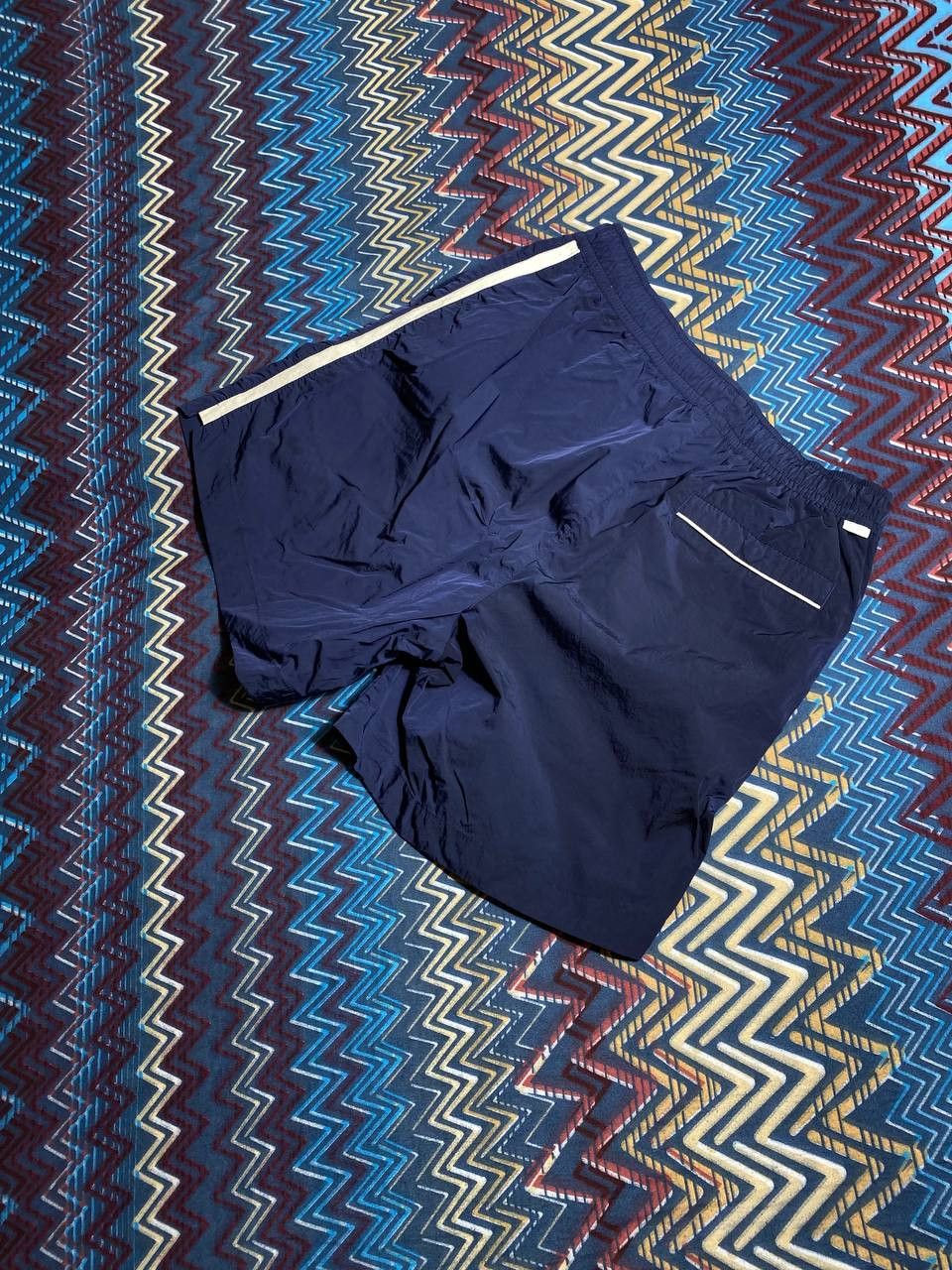 Nike shorts blue streetwear Vintage logo NIKE crazy Y2K Size US 30 / EU 46 - 20 Thumbnail