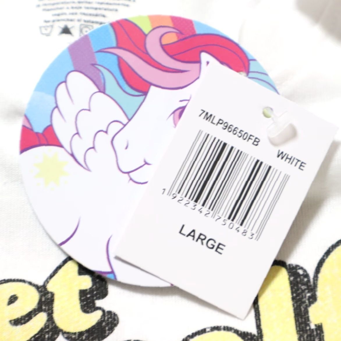 Vintage My Little Pony Let Yourself Be Free Solid T-Shirt White Men L Shirt Size US L / EU 52-54 / 3 - 5 Thumbnail