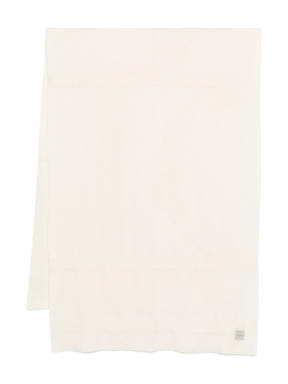 Toteme WOOL MONOGRAM SCARF Size ONE SIZE - 1 Thumbnail