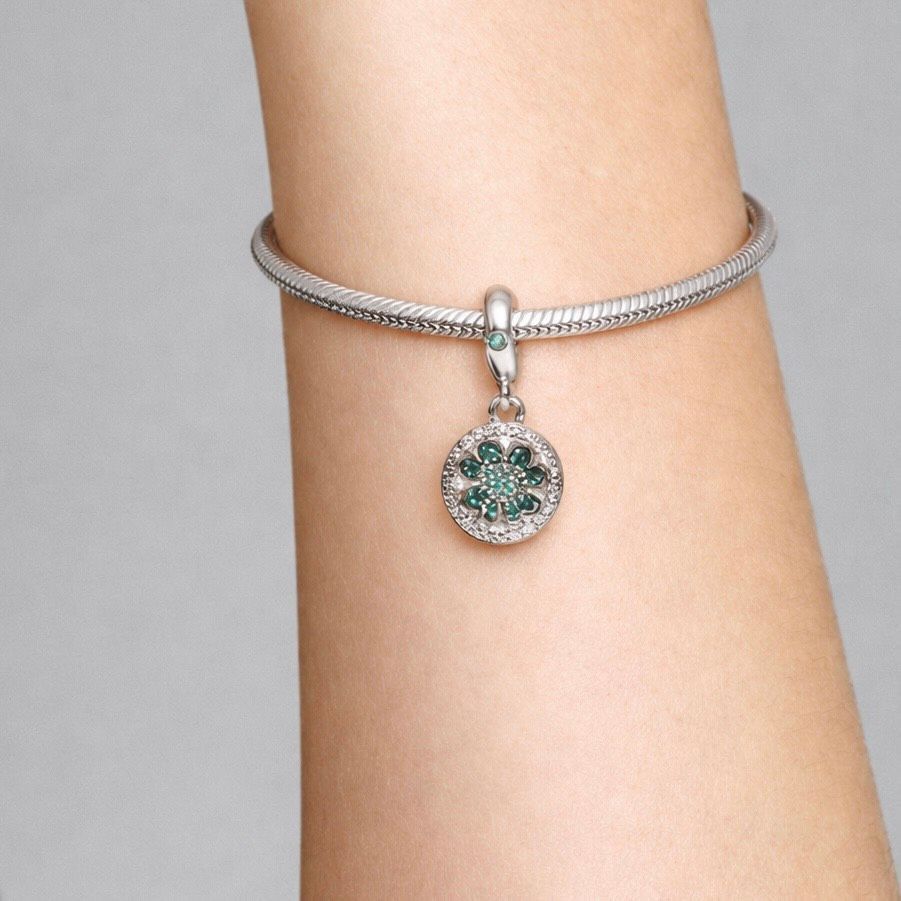 Other Pandora Lucky Four Leaf Clover Dangle Charm | Sterling Silve Size ONE SIZE - 5 Thumbnail