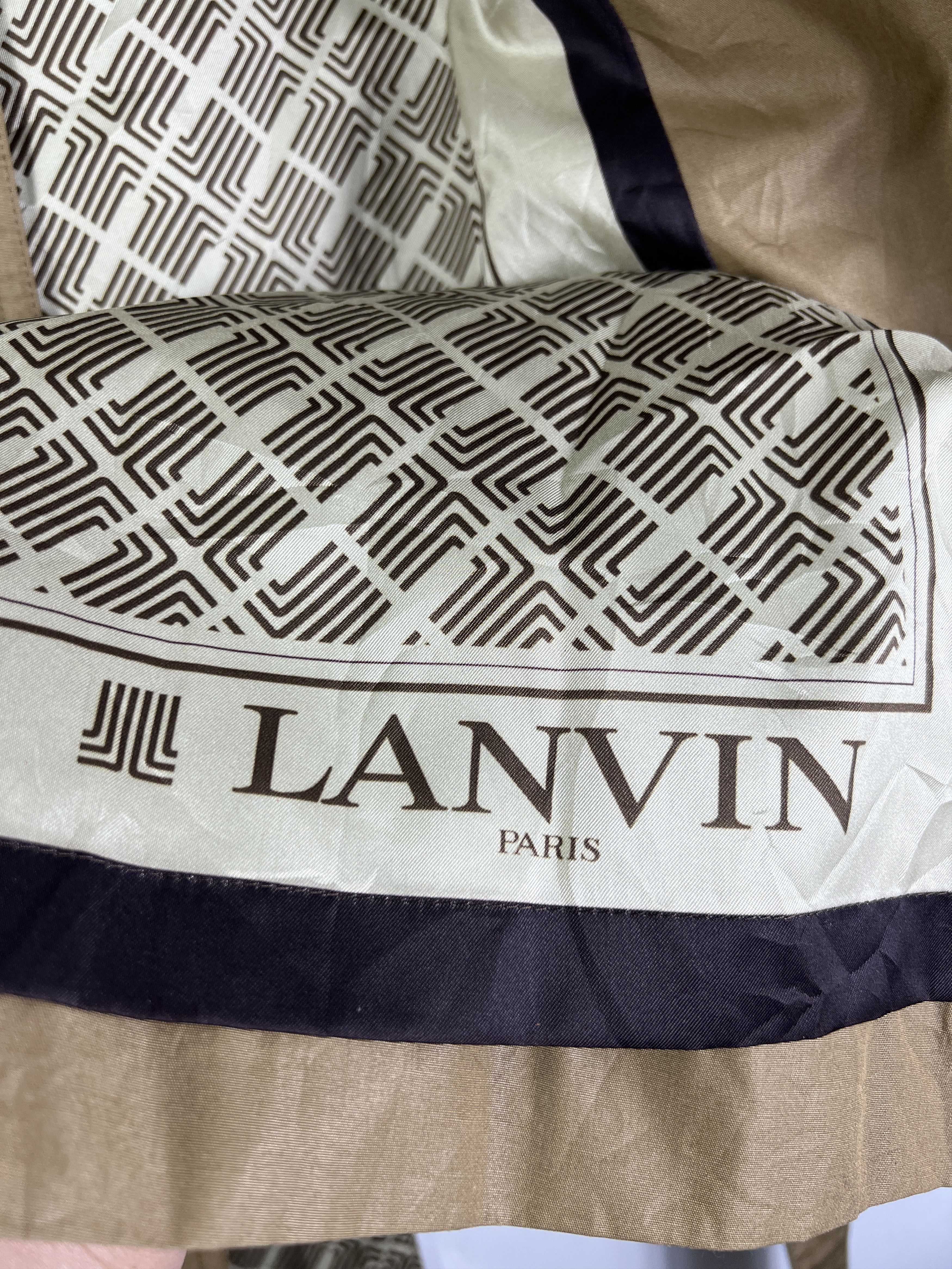 Lanvin LANVIN Trench Coat (48) GTMP273 Size US M / EU 48-50 / 2 - 8 Thumbnail