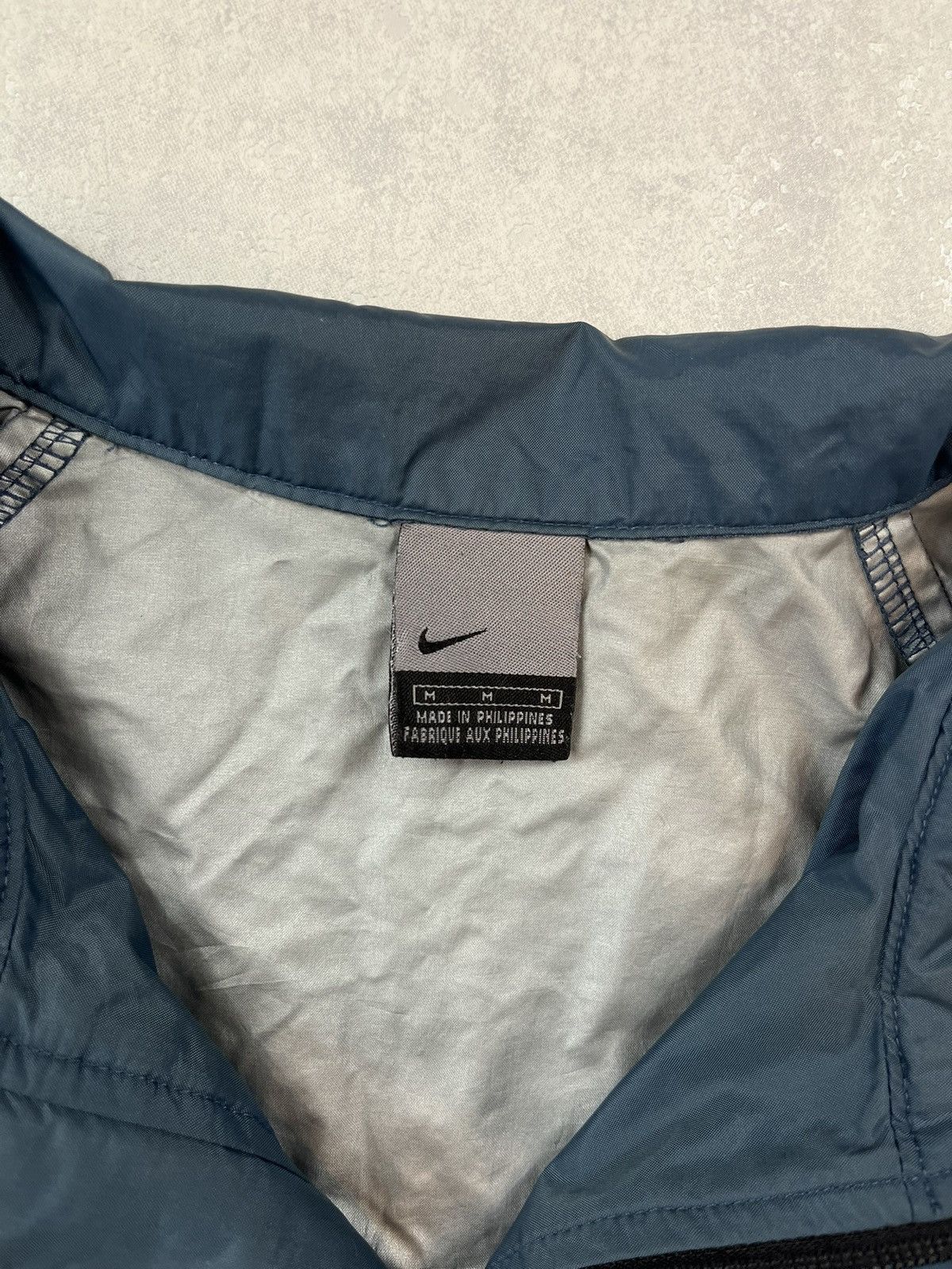 Nike × Vintage 90s Nike Swoosh Vintage Y2K Oversized Nylon Retro Jacket Size US M / EU 48-50 / 2 - 3 Thumbnail