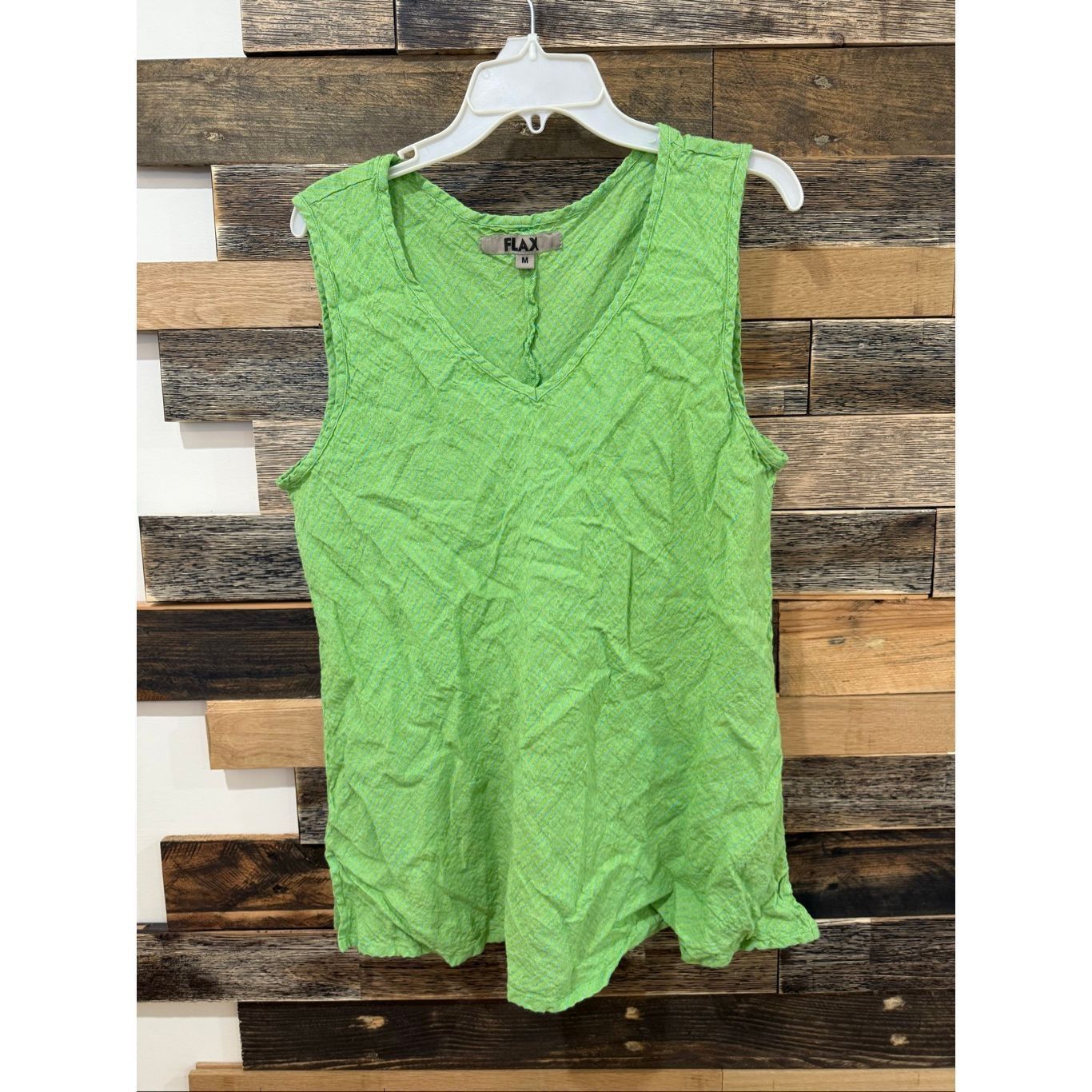 FLAX Flax linen sleeveless striped top sz Medium Size M / US 6-8 / IT 42-44 - 2 Thumbnail
