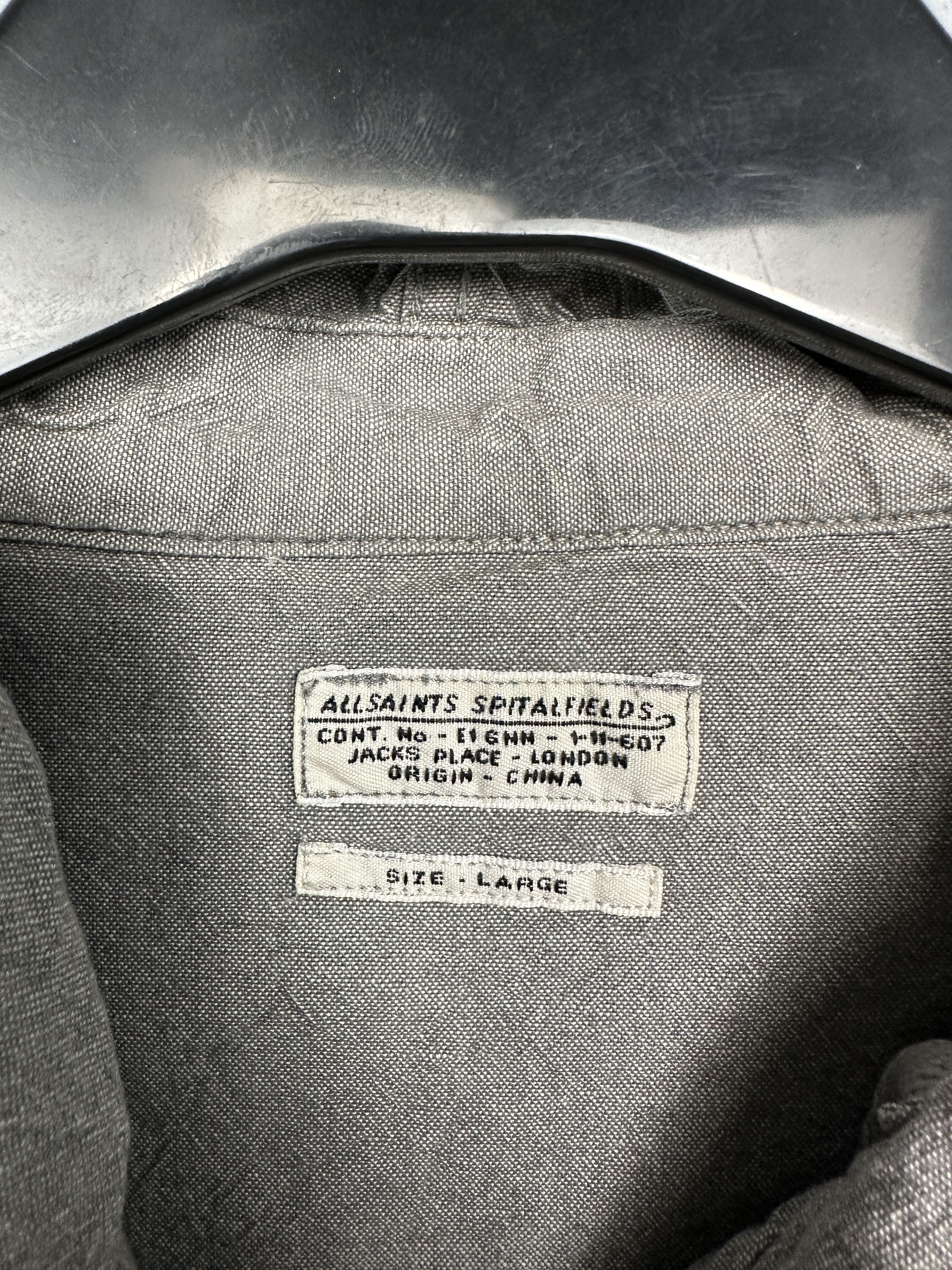 Allsaints Allsaints Mens Avant Garde Bomber Hooded Jacket Shirt Size US L / EU 52-54 / 3 - 3 Thumbnail