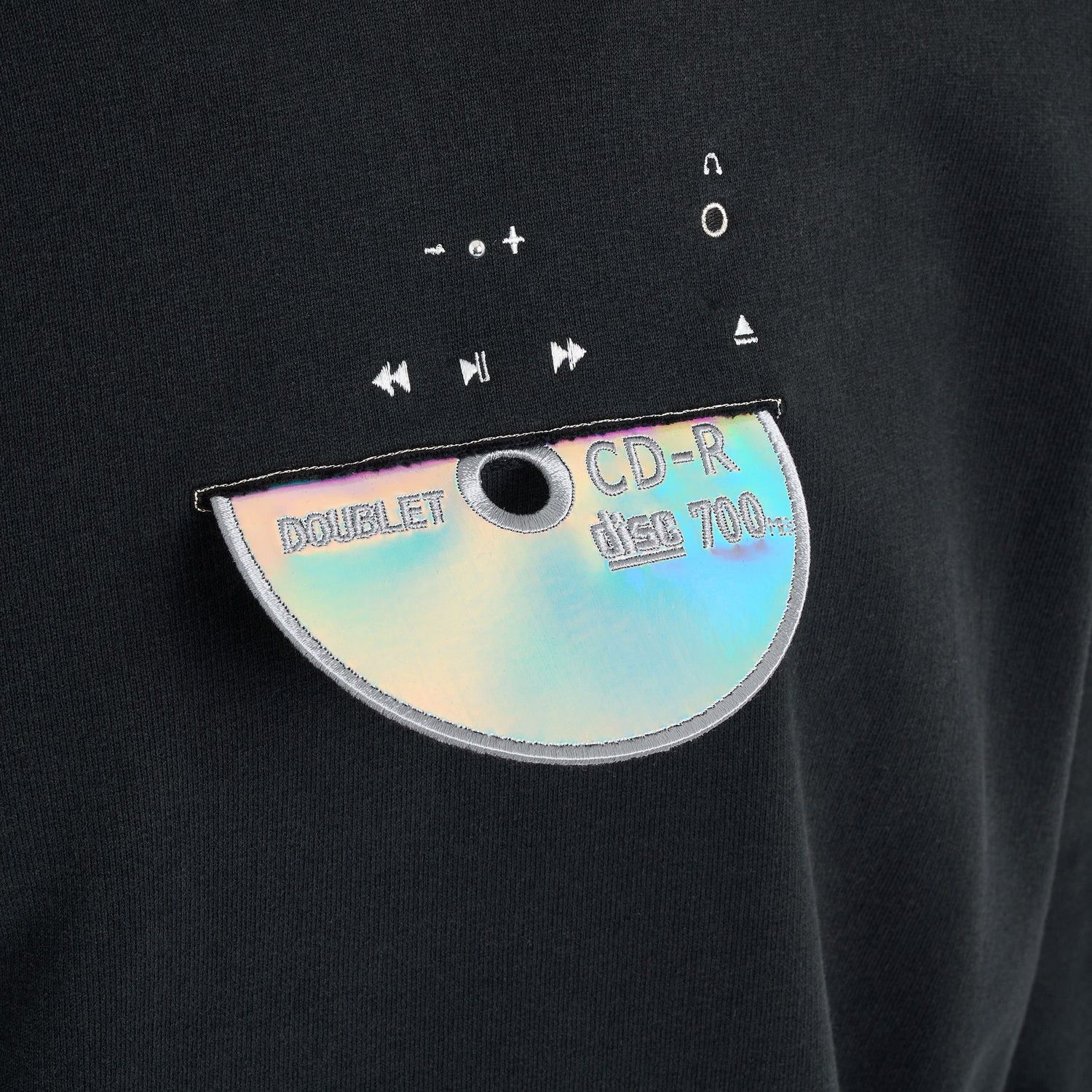 Doublet o1mris0824 Embroidery Hoodie in Black Size US M / EU 48-50 / 2 - 5 Thumbnail