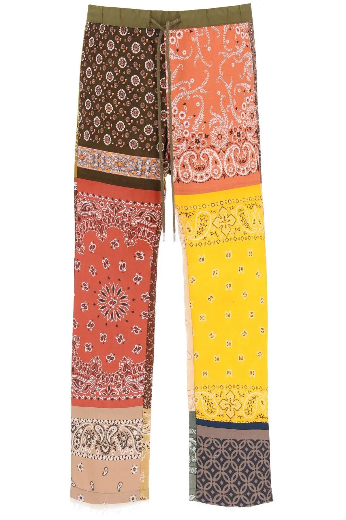 image of Children Of The Discordance O1S22I1N0224 Bandana Patchwork Pant In Brown, Men's (Size 30)