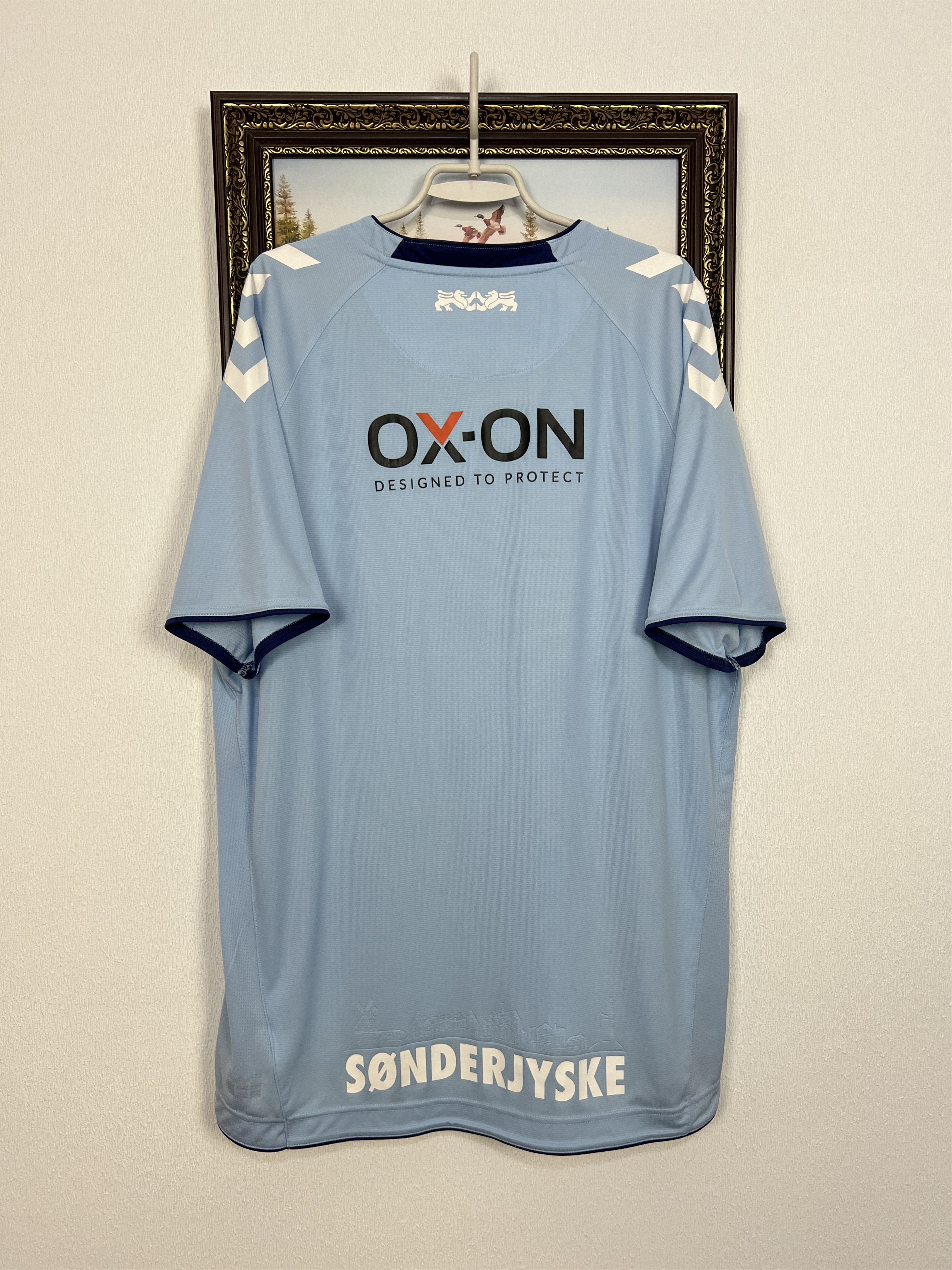 Hummel SonderjyskE football shirt Soccer Jersey Trikot Size 4XL Size US XXL / EU 58 / 5 - 9 Thumbnail