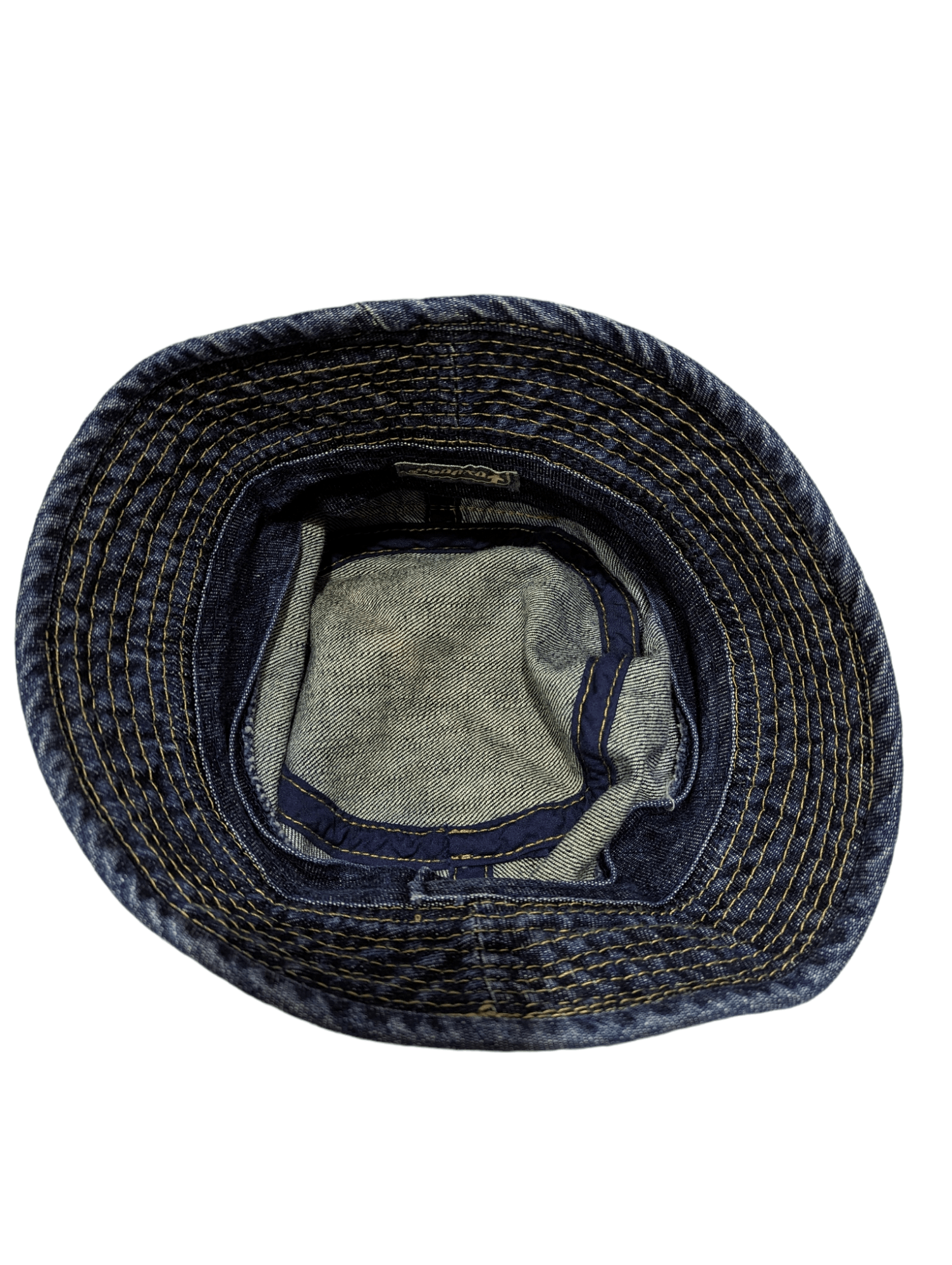 Japanese Brand OXYGEN BUCKET HAT CAP DENIM DESIGN Size ONE SIZE - 2 Thumbnail