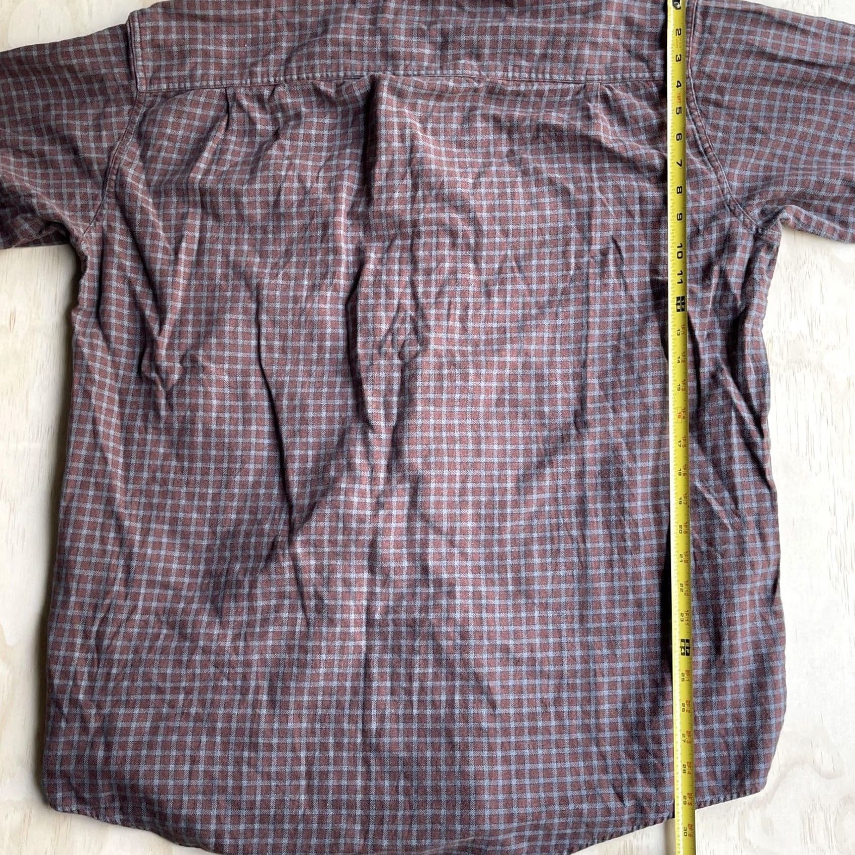 Vintage L.L.Bean Brown Plaid Flannel Shirt Mens XLT Button Up Long Sleeve Casual Size US XL / EU 56 / 4 - 7 Thumbnail