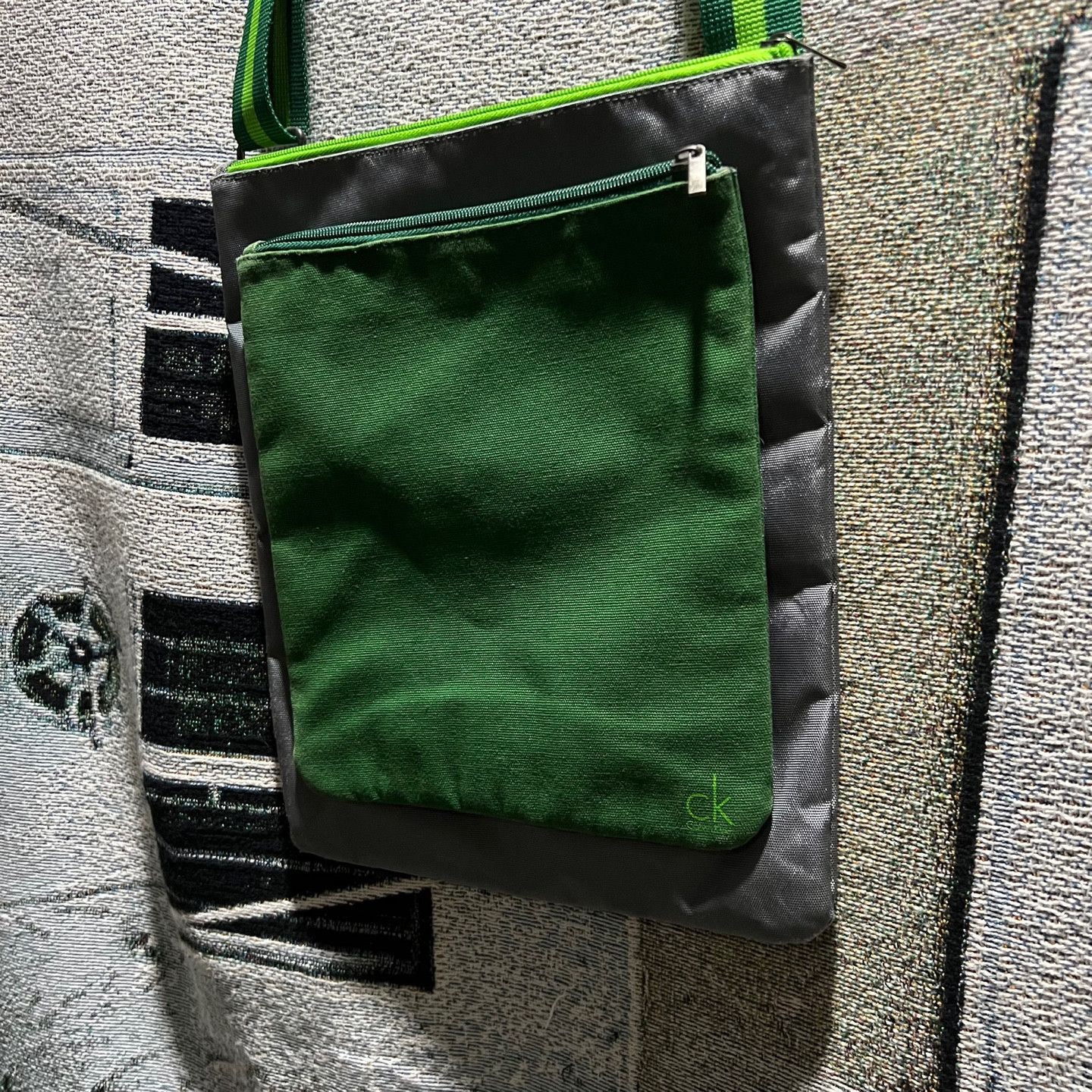Calvin Klein Calvin Klein Snap Cross Bag Gray/Green Size ONE SIZE - 2 Thumbnail
