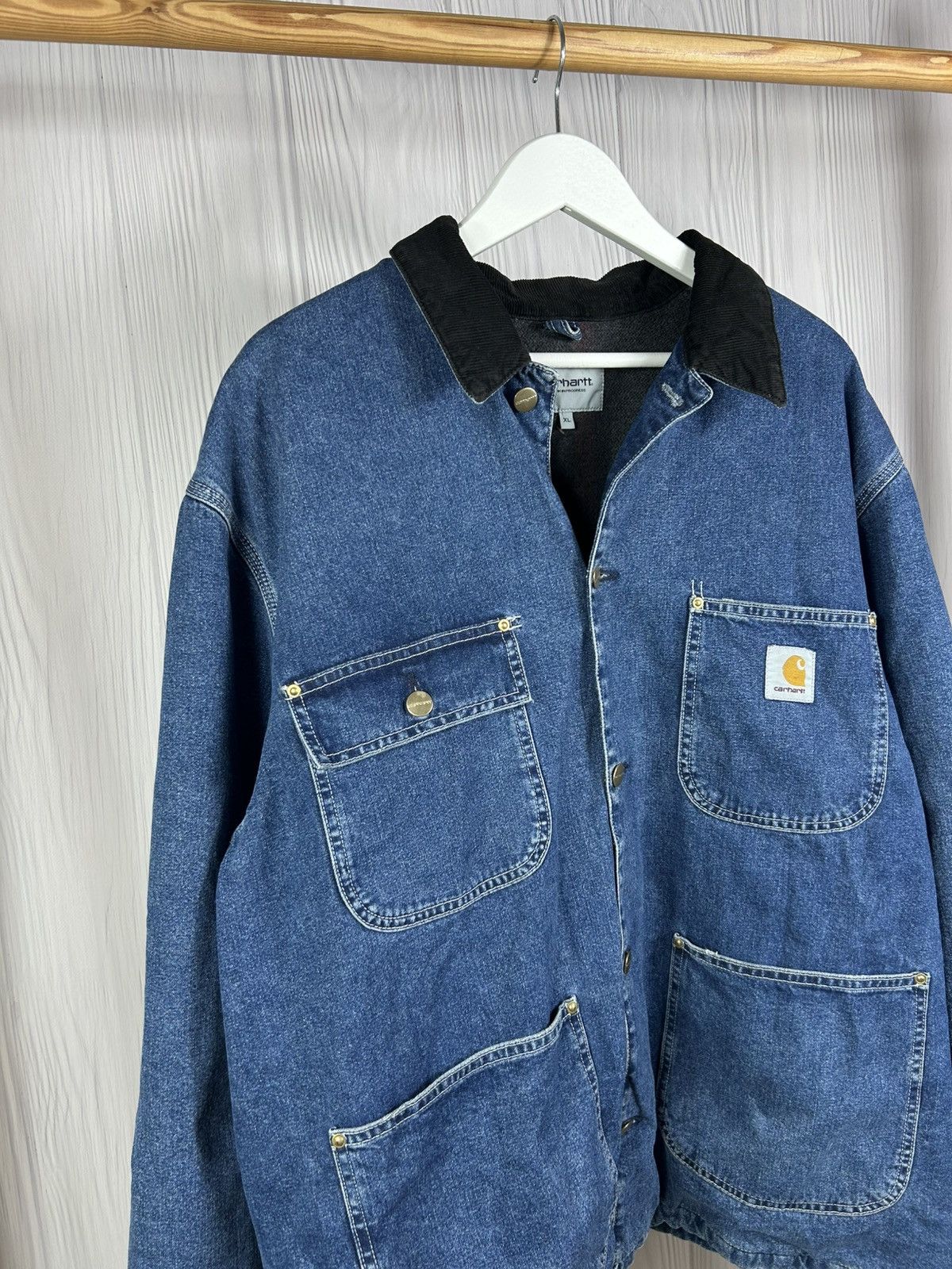 Carhartt Wip Vintage Carhartt OG Chore Coat Heavy Denim Jacket Size XL Size US XL / EU 56 / 4 - 3 Thumbnail