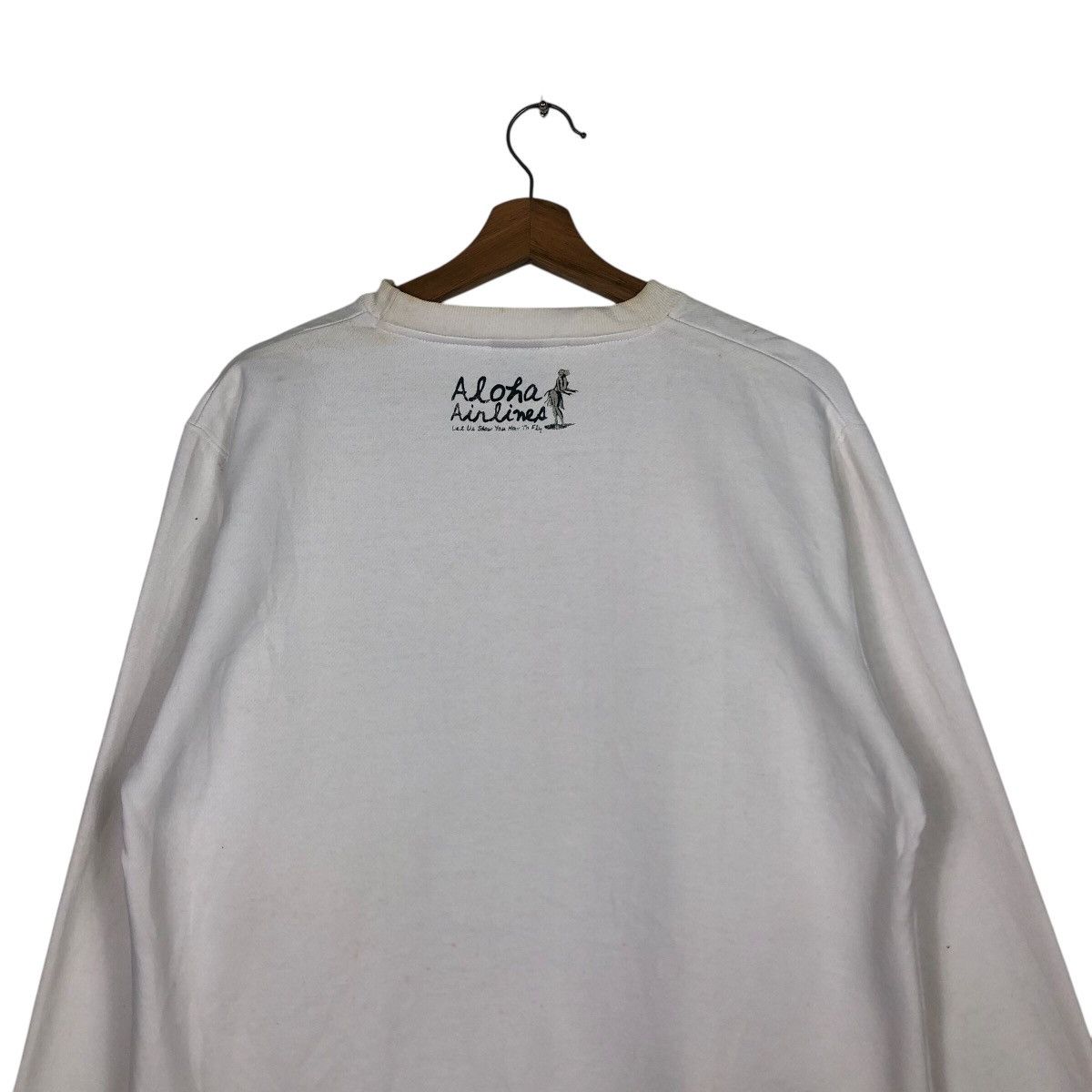 Japanese Brand 📌Vintage Sweatshirt Aloha Airlines Big Logo Design Size US M / EU 48-50 / 2 - 10 Thumbnail