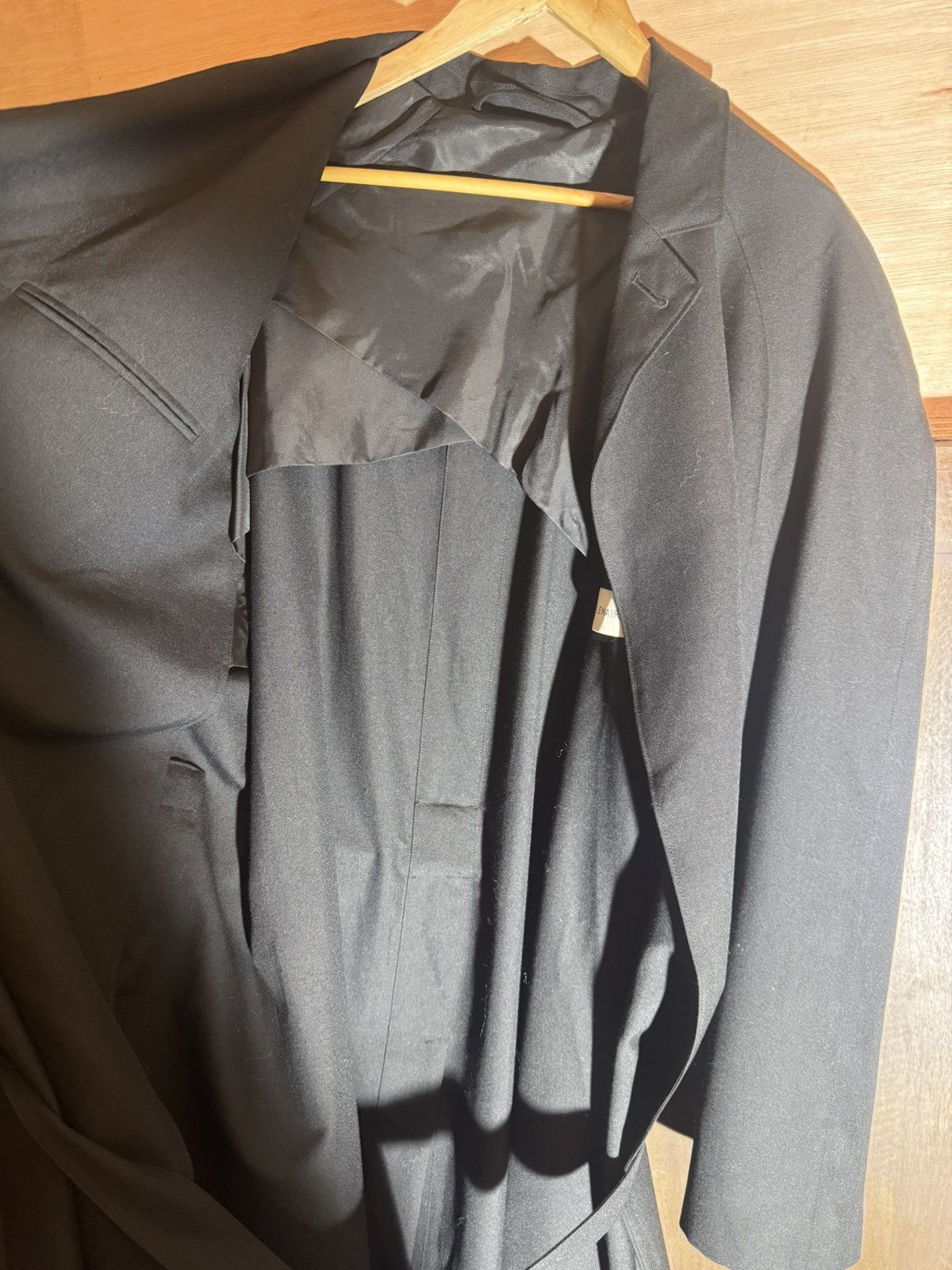 Lemaire lemaire long kimono coat in black wool M Size US M / EU 48-50 / 2 - 5 Thumbnail