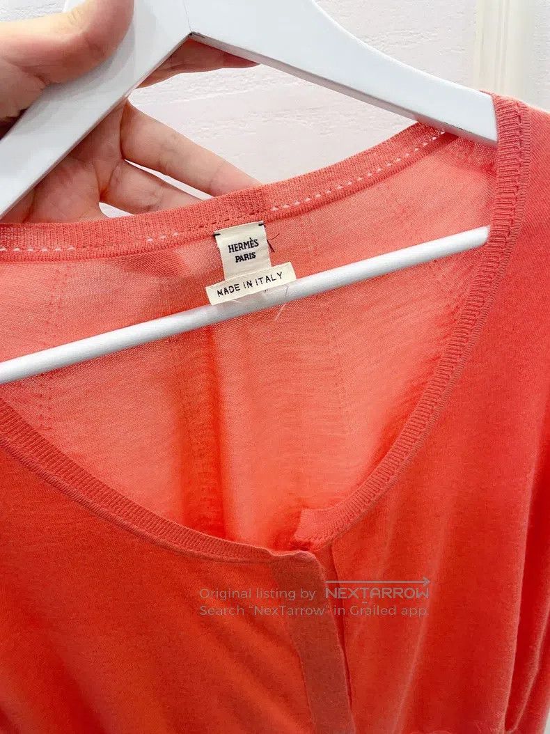 Hermes Hermes Cashmere knitted cardigan Size S / US 4 / IT 40 - 3 Thumbnail