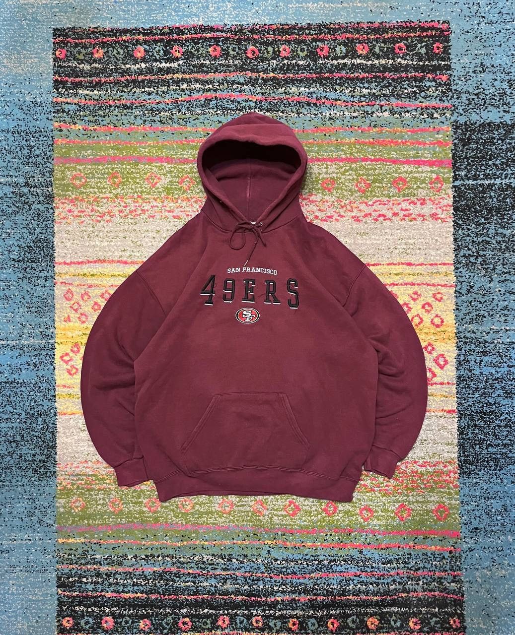 NFL Vintage San Francisco 49ers Lee Boxy Hoodie Y2K L Size US L / EU 52-54 / 3 - 2 Thumbnail