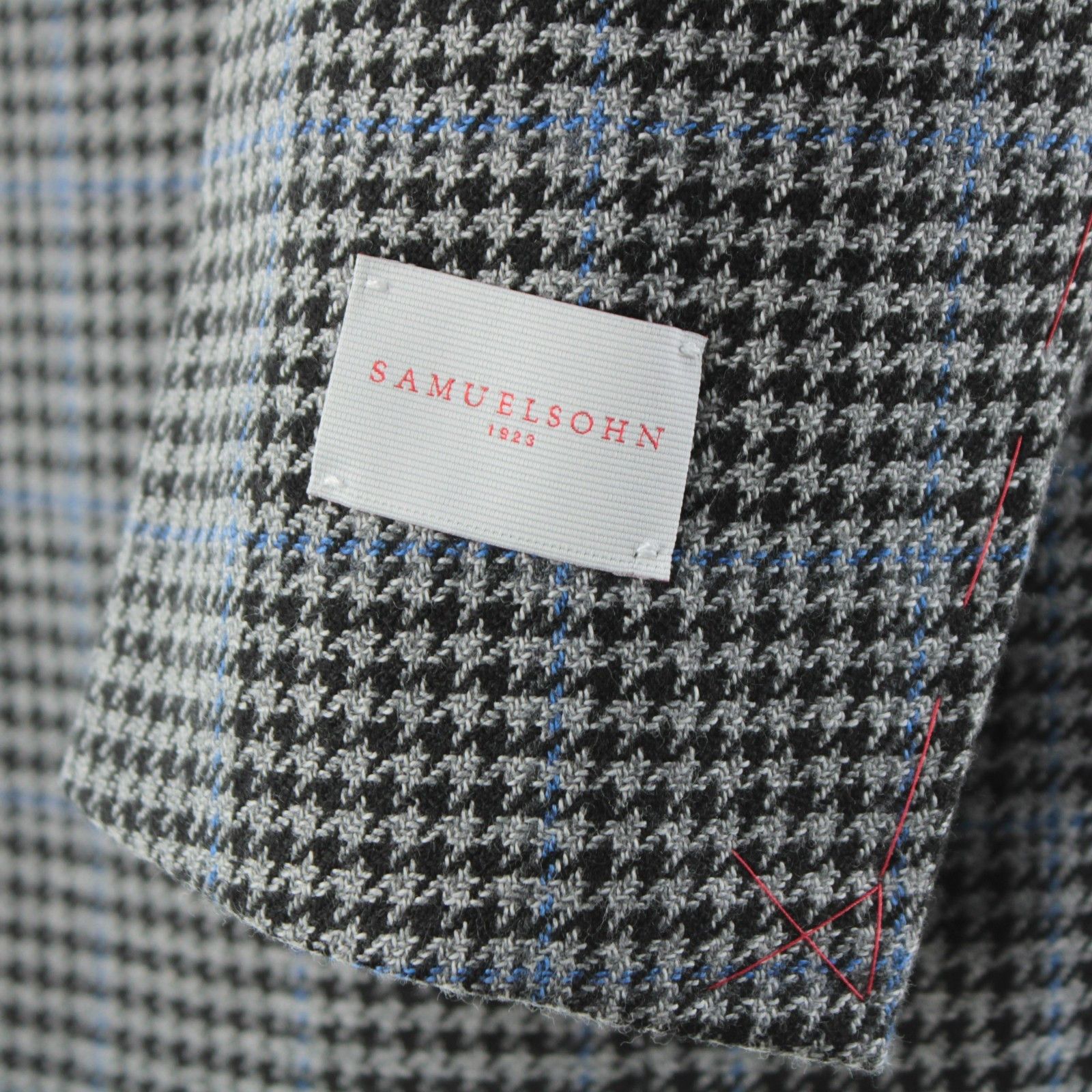 Samuelsohn Samuelsohn Sport Coat Size 44 Regular US in Black Size 44R - 3 Thumbnail
