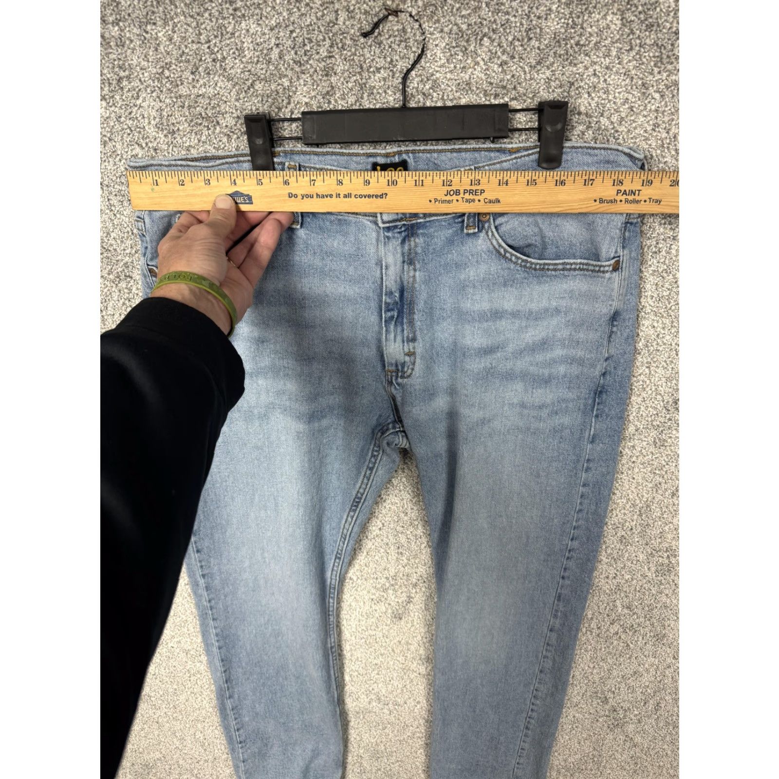 Lee Lee Jeans Mens 38x32 Slim Fit Tapered Leg Denim Blue 5-Pocket Regular Zip Fly Mid Rise Casual N/A Size US 38 / EU 54 - 2 Thumbnail