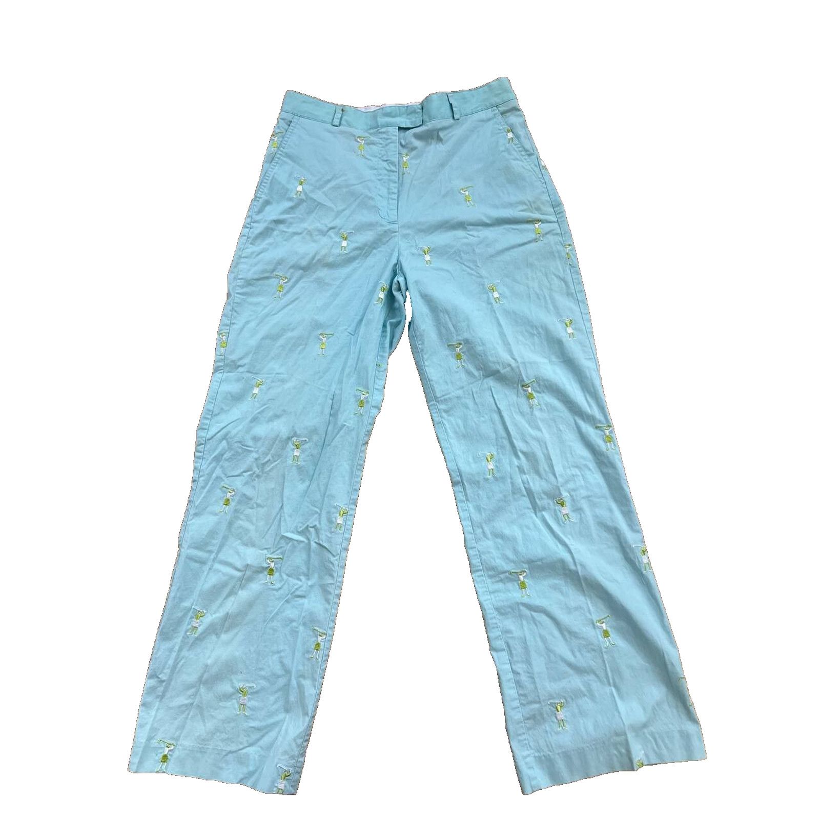 Lilly Pulitzer Lilly Pulitzer Pants Size Golfe Blue Beach 8 A000897 Size 36" / US 14 / IT 50 - 1 Thumbnail