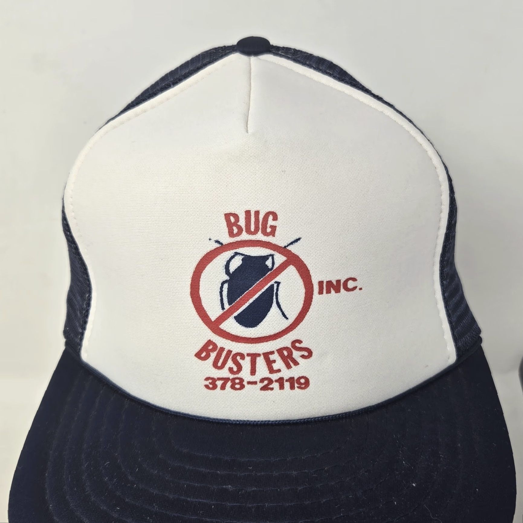 Vintage **90s Vintage Bug Busters Adjustable Trucker Hat** User: **Vintage Bug Busters Adjustable Trucker Hat 90s** Size ONE SIZE - 7 Thumbnail