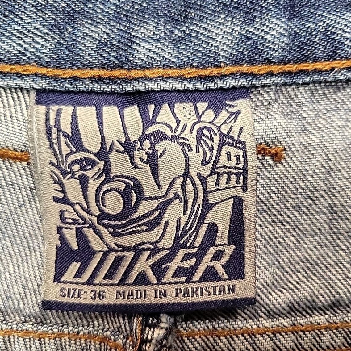 Denime VTG Joker Jeans Men 36x31 Blue Faded Denim Loose Baggy Fit Y2K 90s Retro Jeans Size US 36 / EU 52 - 6 Thumbnail