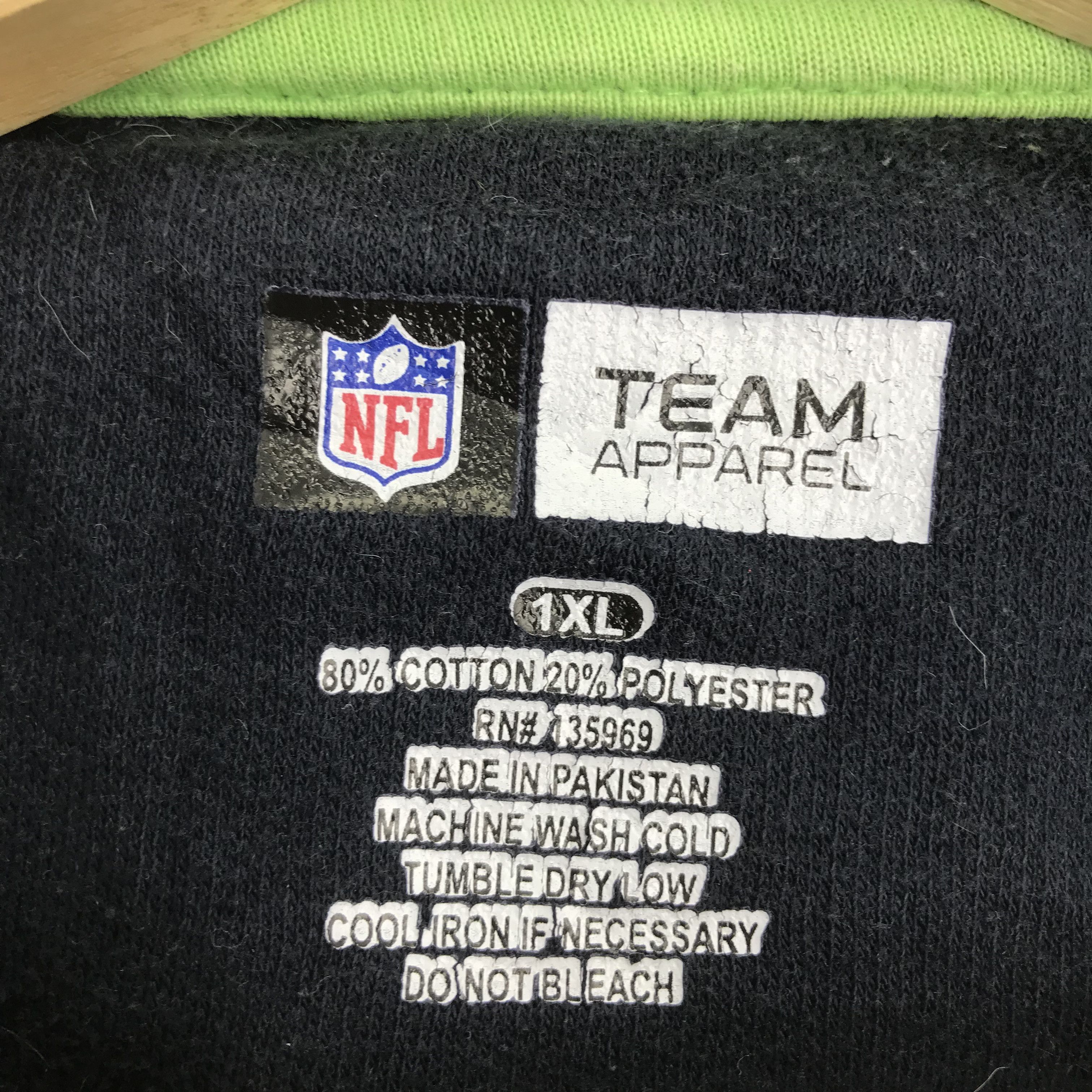 NFL Vintage Seahawks Crewneck, Seahawks Sweatshirt - 65 Size US XXL / EU 58 / 5 - 8 Thumbnail