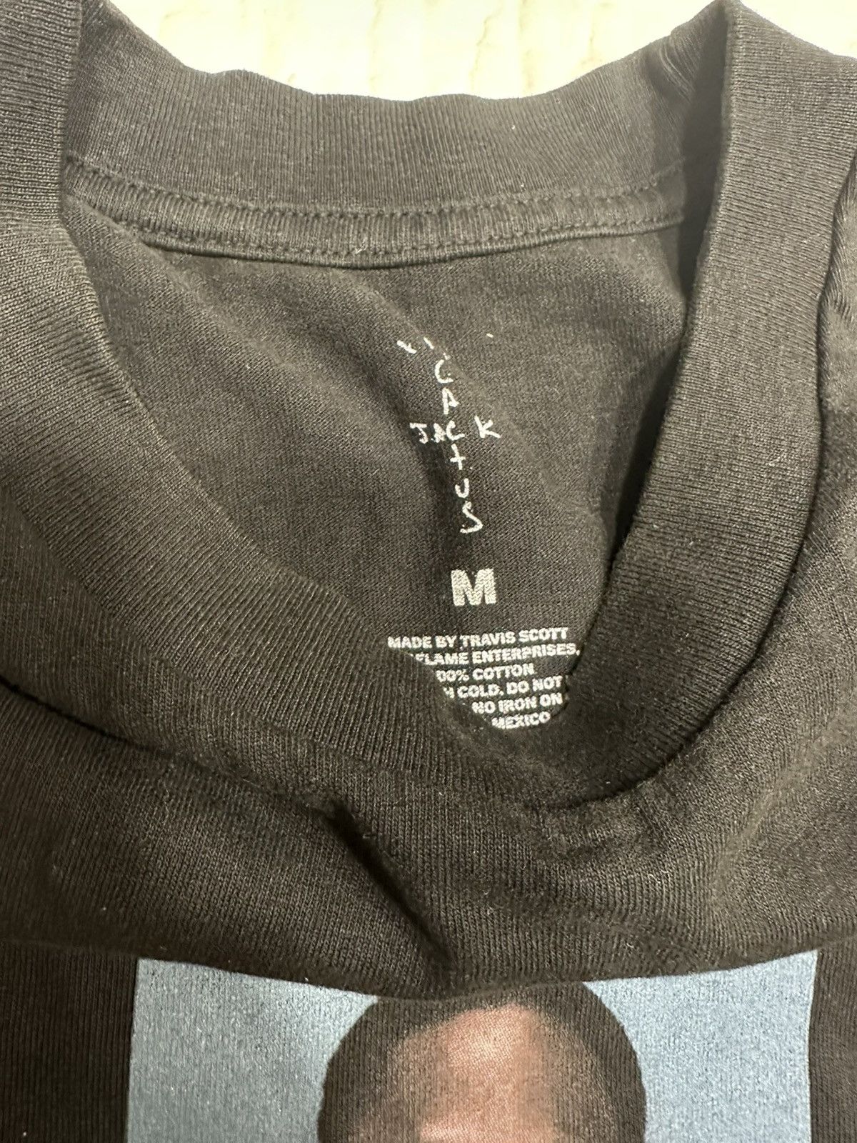 Travis Scott Travis Scott Mugshot Tee- Brand New Medium Size US M / EU 48-50 / 2 - 2 Thumbnail