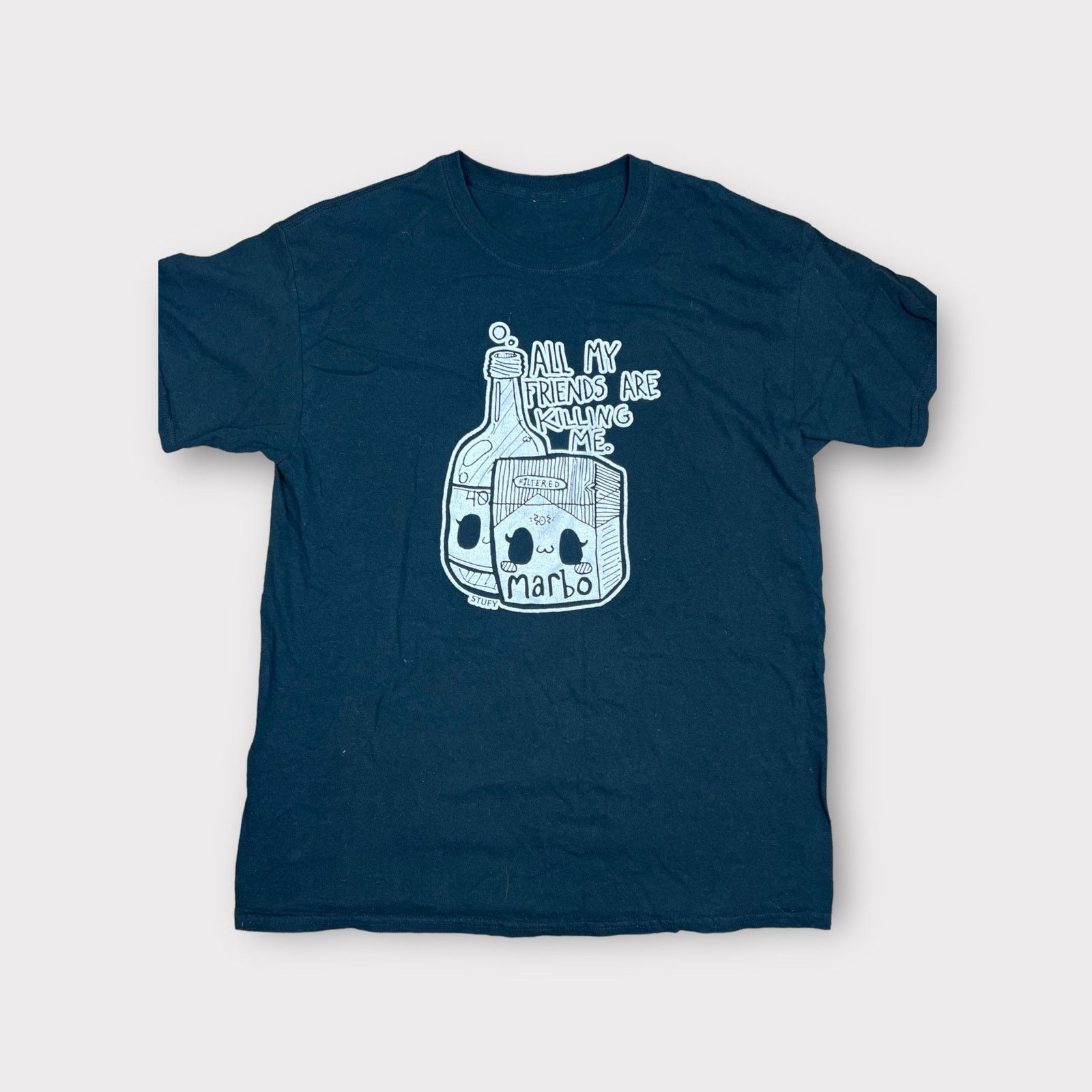 Vintage Vintage | “All My Friends Are Killing Me” | Large Size US L / EU 52-54 / 3 - 4 Thumbnail