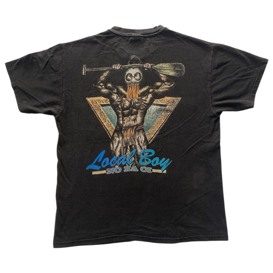 90s Hawaiian Strength Vintage T-Shirt Local Boy No Ka Oi