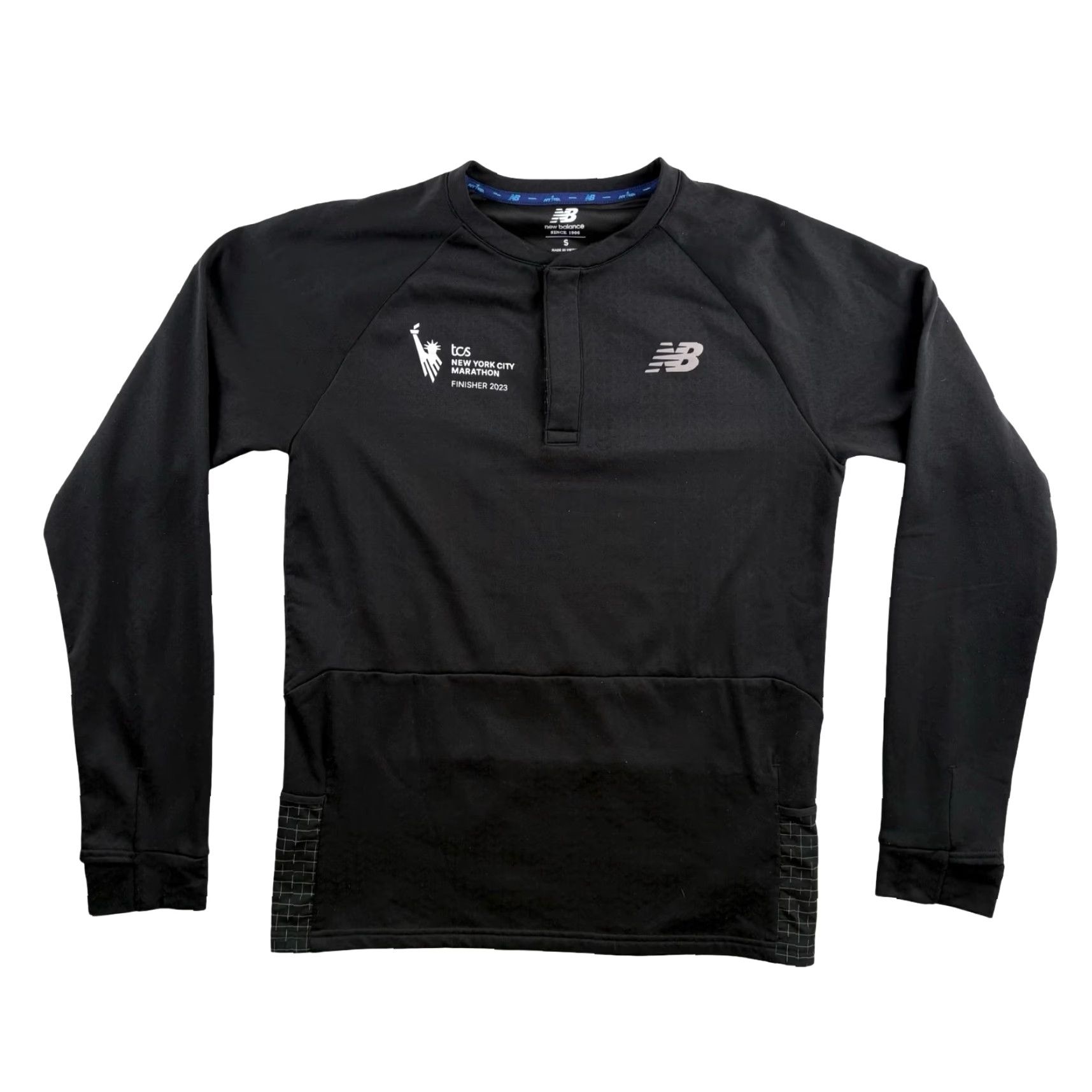 New Balance New Balance Marathon Finisher Sweatshirt Black XS Small? Size US S / EU 44-46 / 1 - 2 Thumbnail