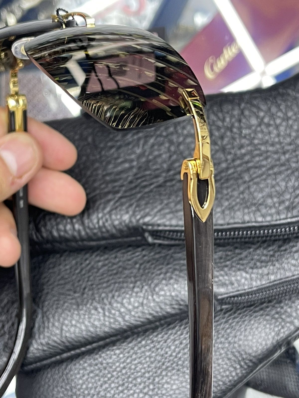 Cartier Cartier Buffalo Horn Sunglasses “Buffs” Size ONE SIZE - 15 Thumbnail